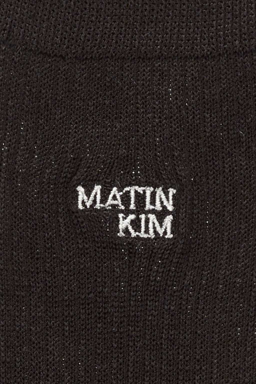 Matin Kim - Small Logo Silket Half Socks (Brown) product image 3 | TRAB K-Fashion Australia