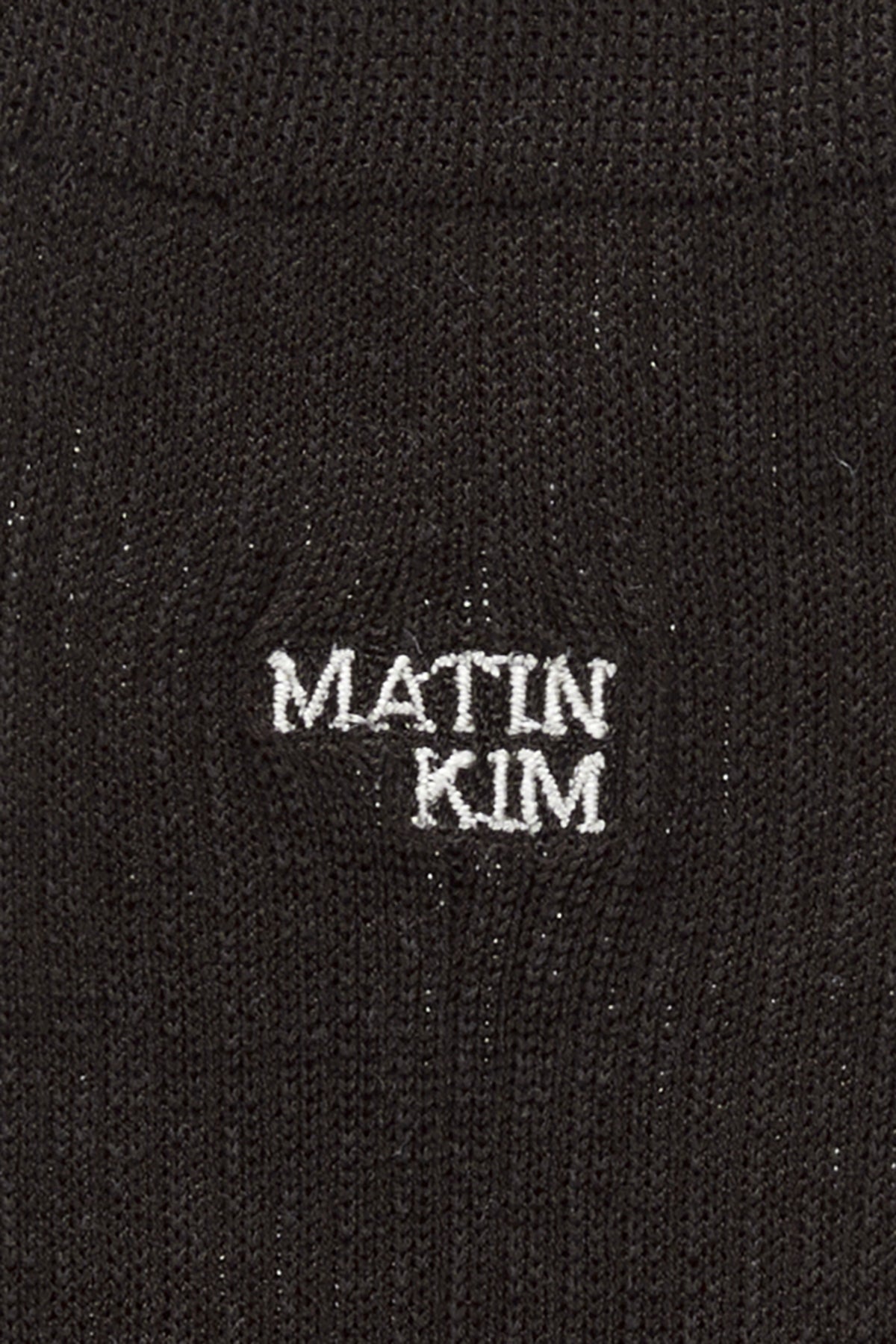 Matin Kim - Small Logo Silket Half Socks (Brown) product image 3 | TRAB K-Fashion Australia