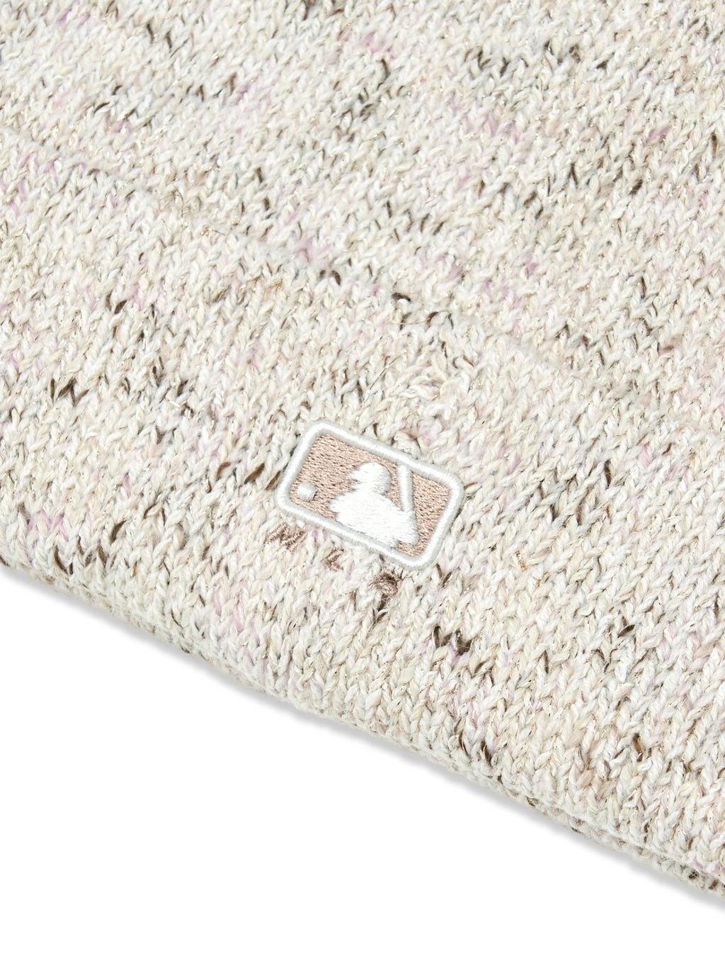 MLB Korea - MLB Loose Fit Melange Meow Beanie New York Mets (Cream) product image 5 | TRAB K-Fashion Australia