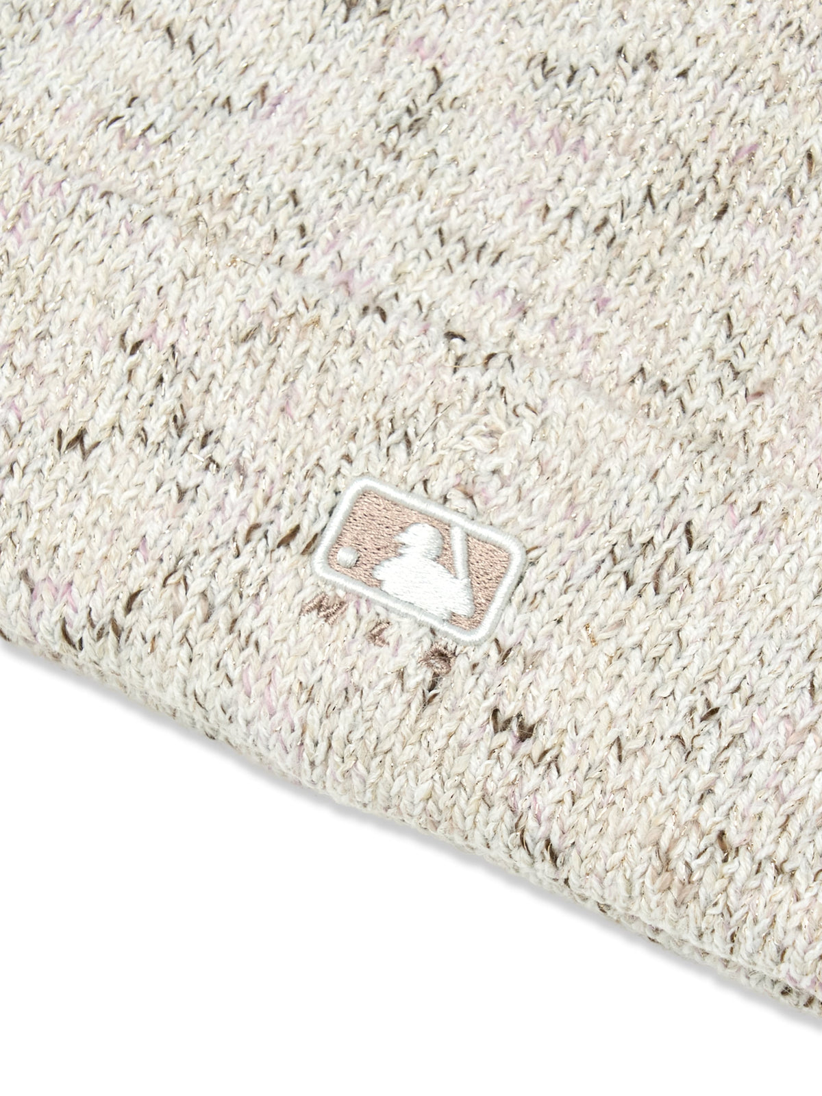 MLB Korea - MLB Loose Fit Melange Meow Beanie New York Mets (Cream) product image 5 | TRAB K-Fashion Australia