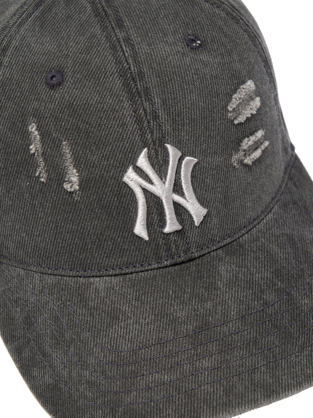 MLB Korea - MLB Damage Washing Unstructured Ball Cap New York Yankees (Dark Gray) product image 9 | TRAB K-Fashion Australia