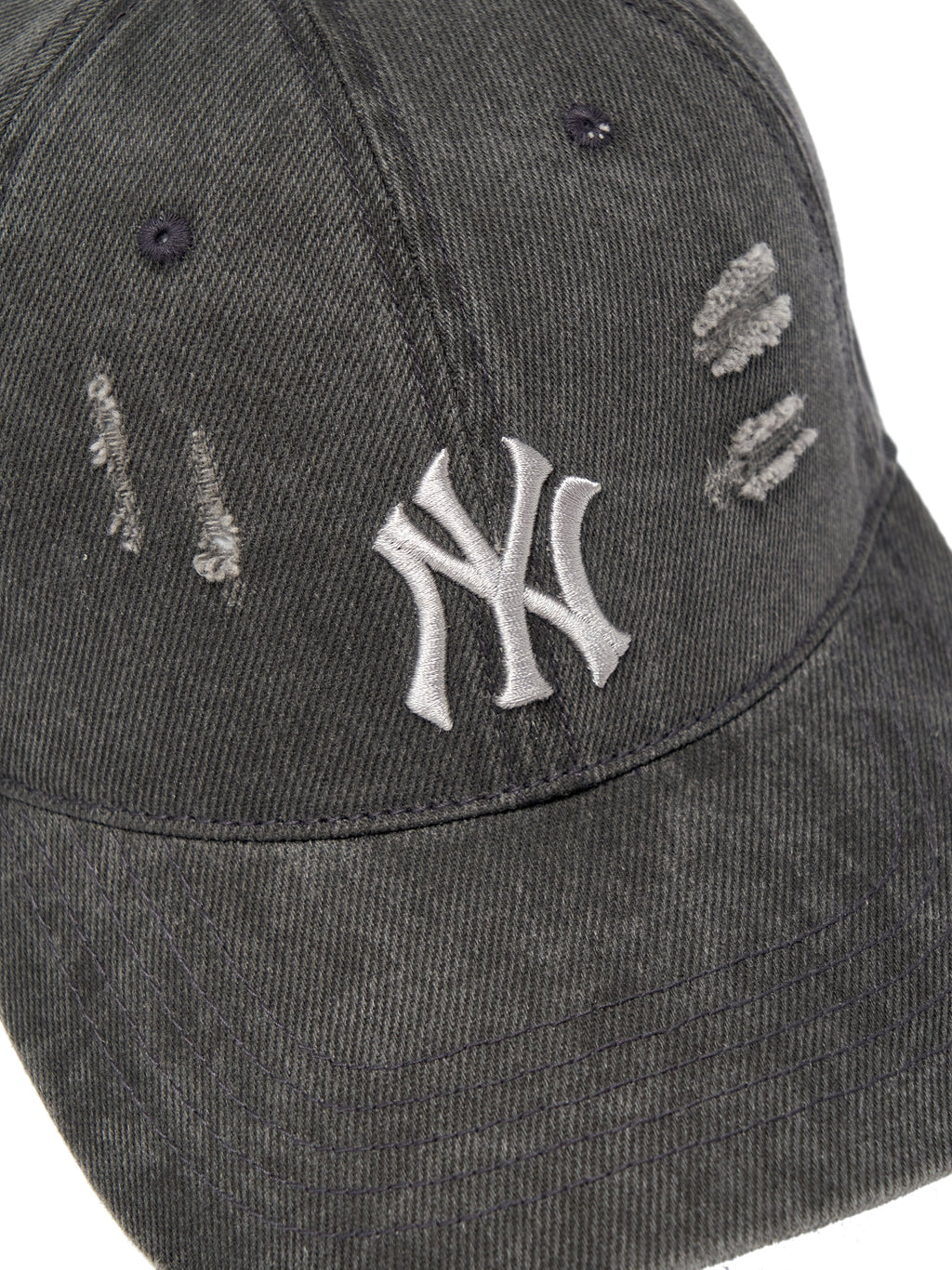 MLB Korea - MLB Damaged Washed Unstructured Ball Cap New York Yankees (Dark Gray) product image 9 | TRAB K-Fashion Australia