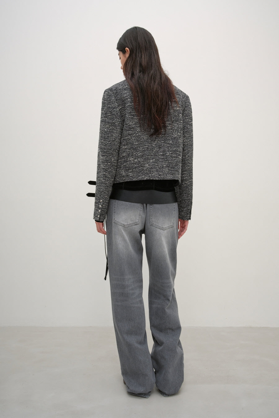 Insilence - Snap Detail Tweed Jacket (Multi) product image 4 | TRAB K-Fashion Australia