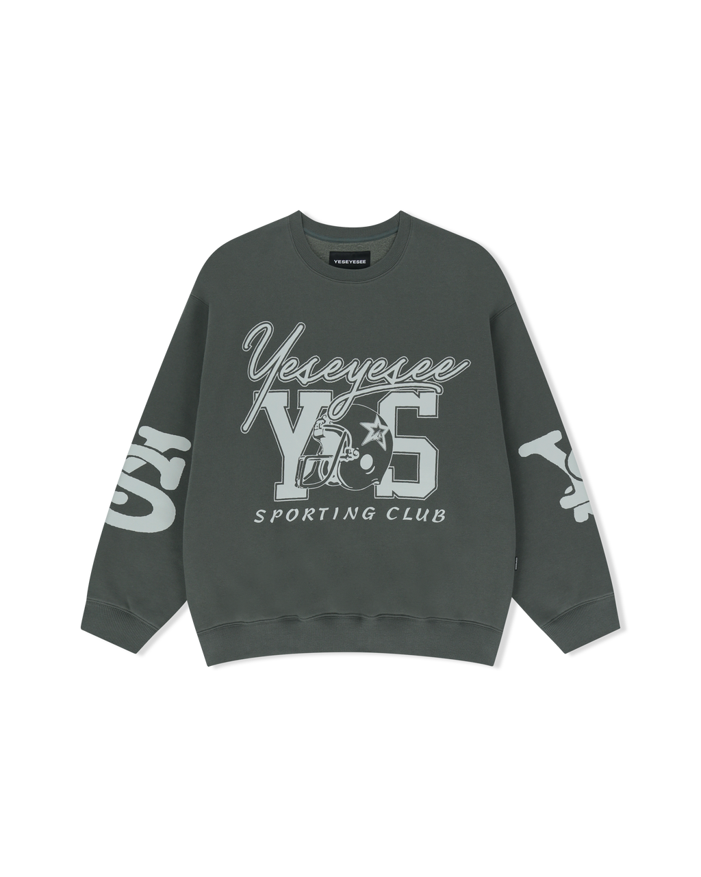 yeseyesee - Y.E.S Sporting Club Sweatshirt (Khaki) product image 1 | TRAB K-Fashion Australia