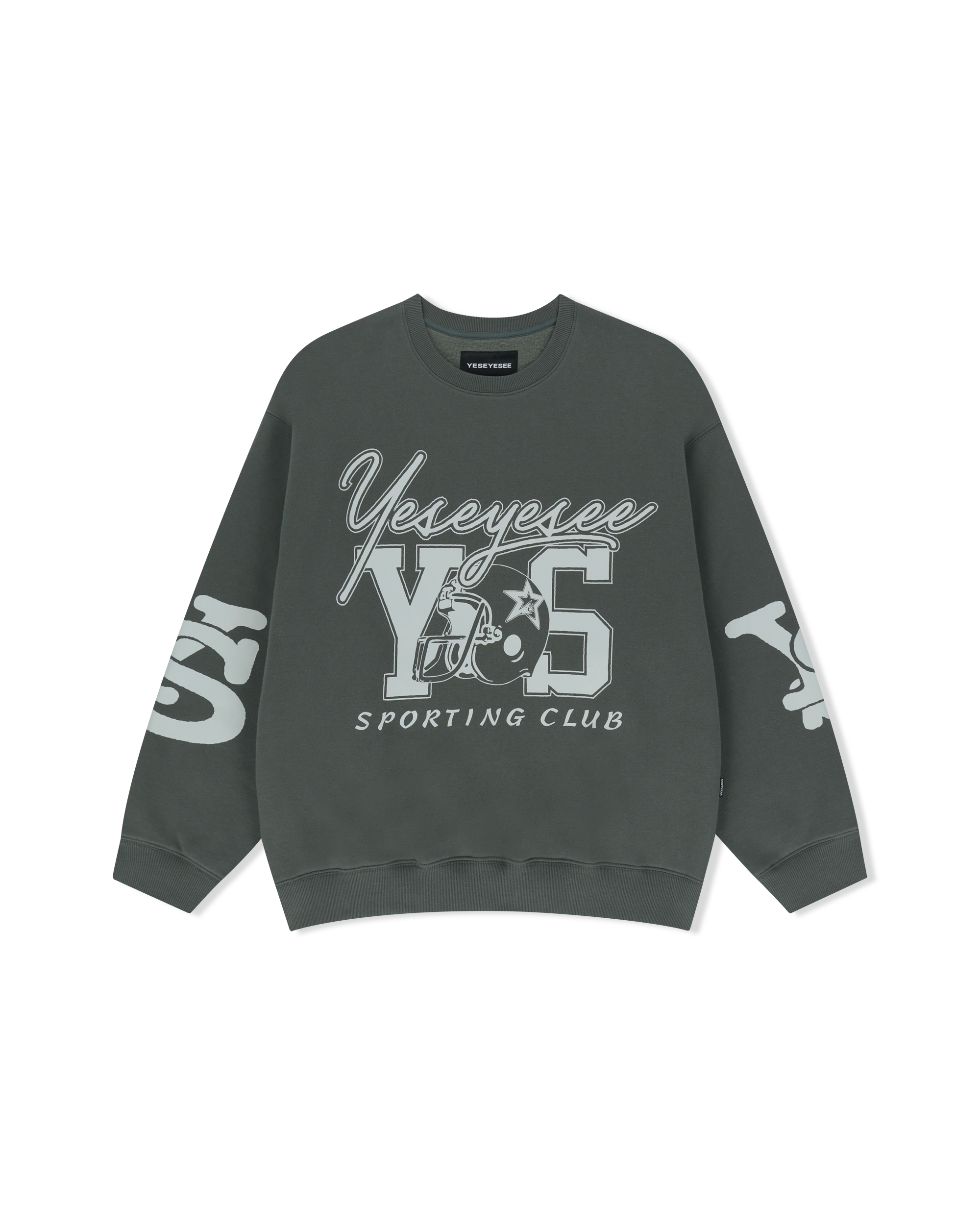 yeseyesee - Y.E.S Sporting Club Sweatshirt (Khaki) product image 1 | TRAB K-Fashion Australia