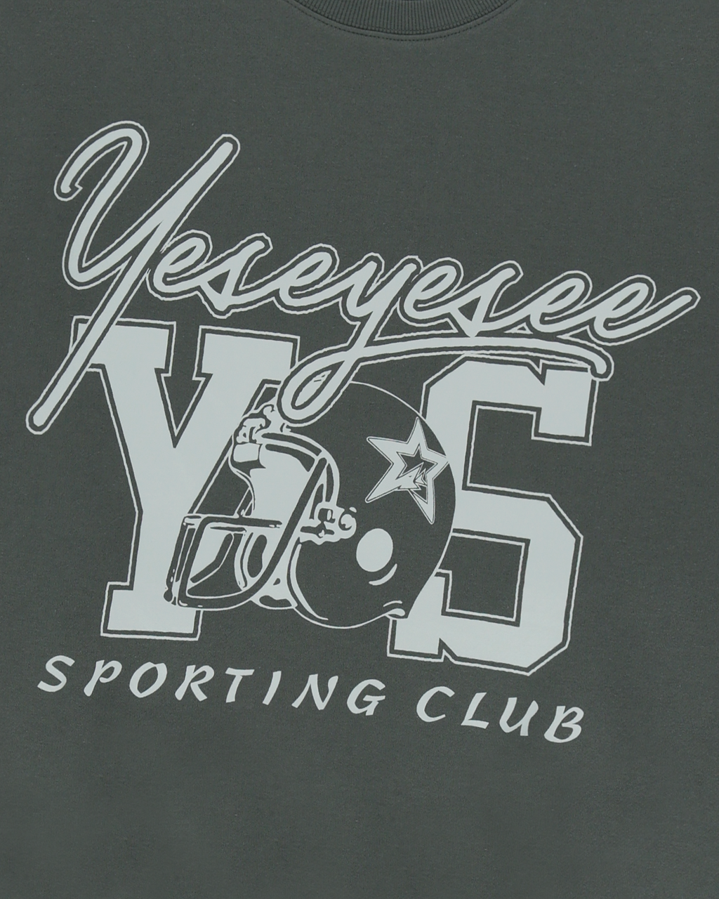 yeseyesee - Y.E.S Sporting Club Sweatshirt (Khaki) product image 5 | TRAB K-Fashion Australia