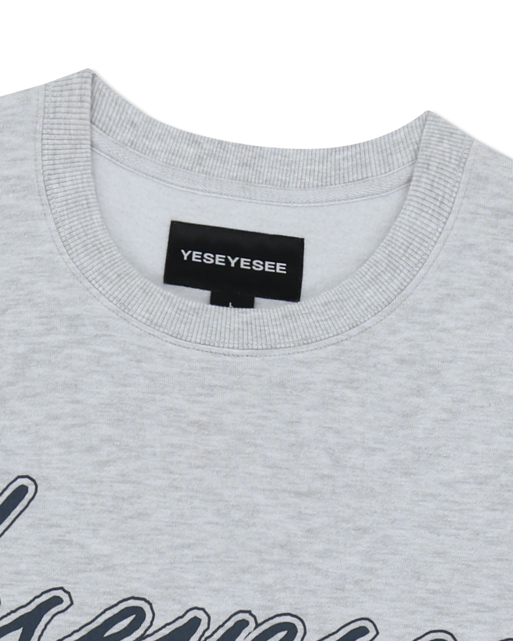 yeseyesee - Y.E.S Sporting Club Sweatshirt (Light Grey) product image 6 | TRAB K-Fashion Australia