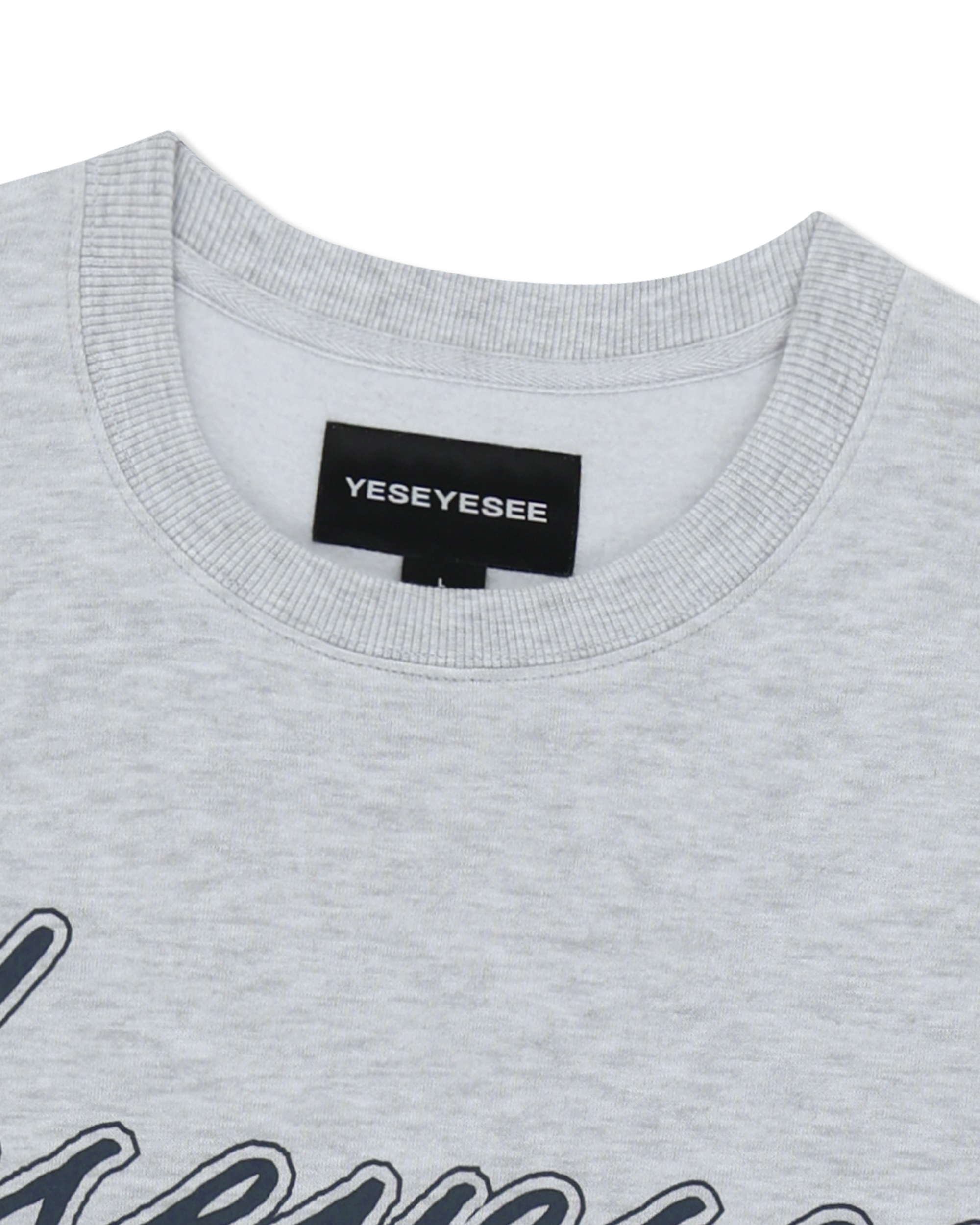 yeseyesee - Y.E.S Sporting Club Sweatshirt (Light Grey) product image 6 | TRAB K-Fashion Australia