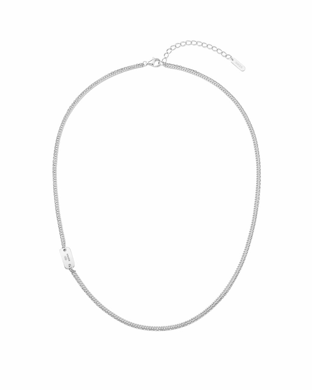 Numbering - Double Layer Chain Necklace with Plate #7850 product image 6 | TRAB K-Fashion Australia