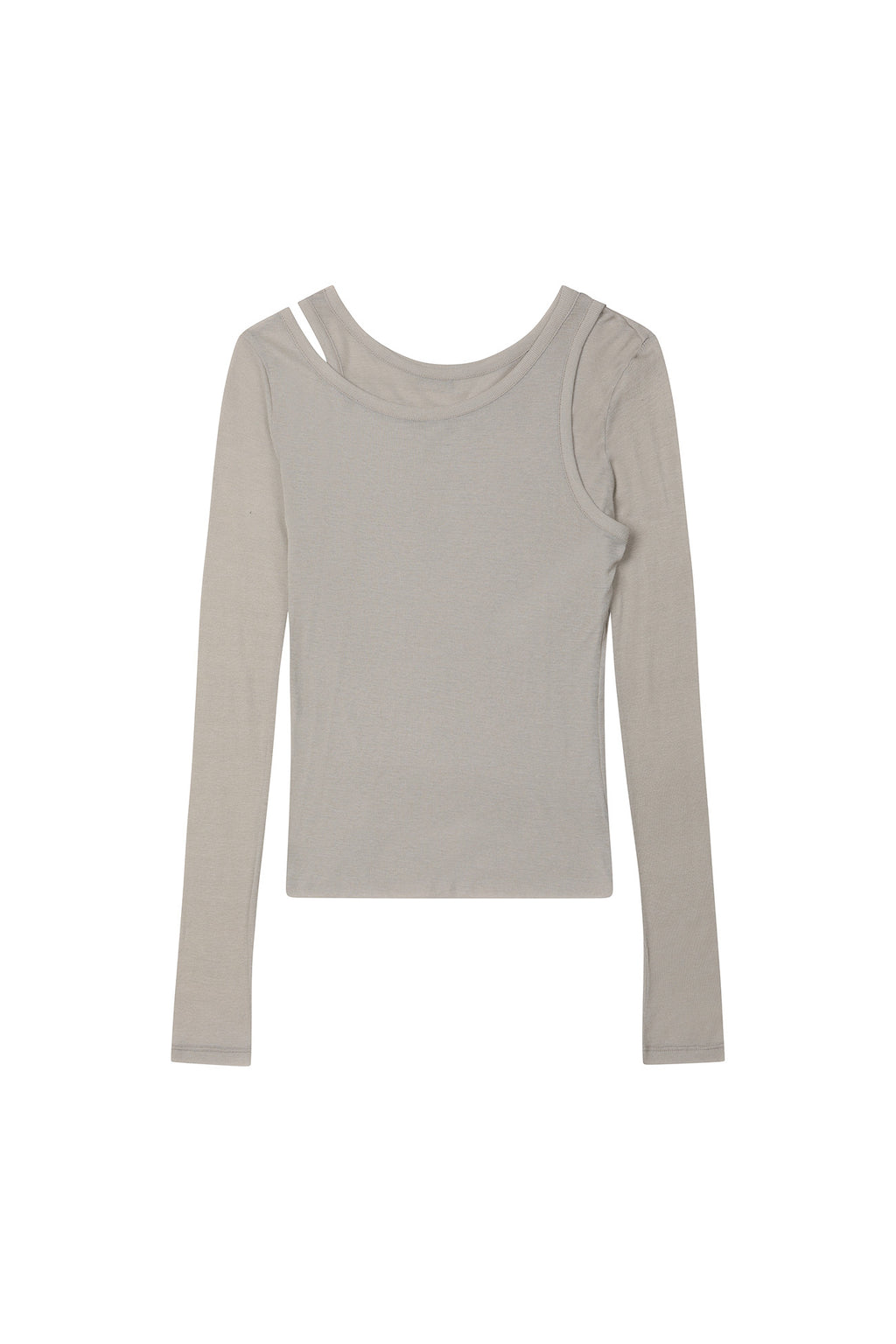 Deinet - Layered Long Sleeve (Grey) product image 7 | TRAB K-Fashion Australia