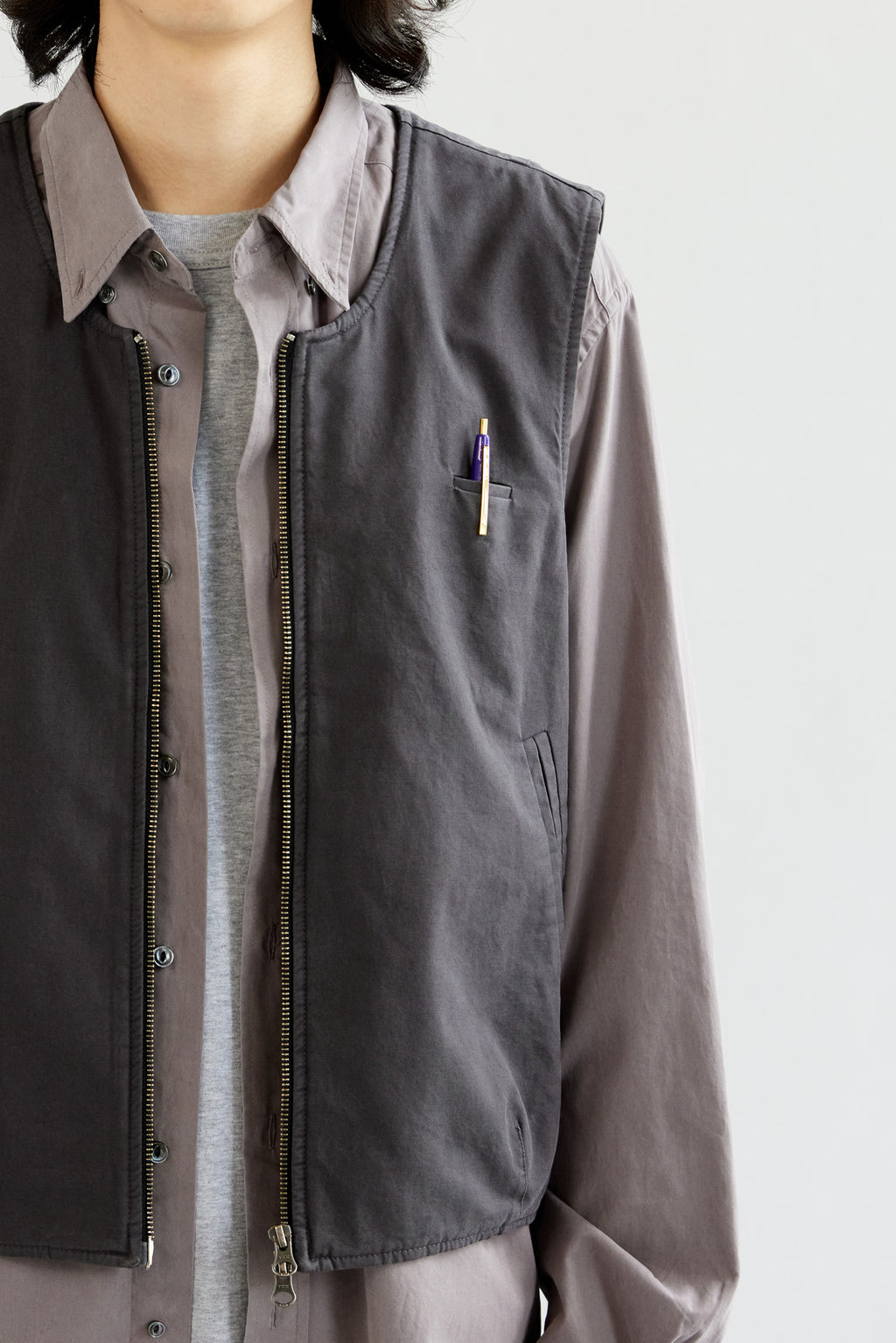 Hatchingroom - Layering Vest (Charcoal) product image 9 | TRAB K-Fashion Australia