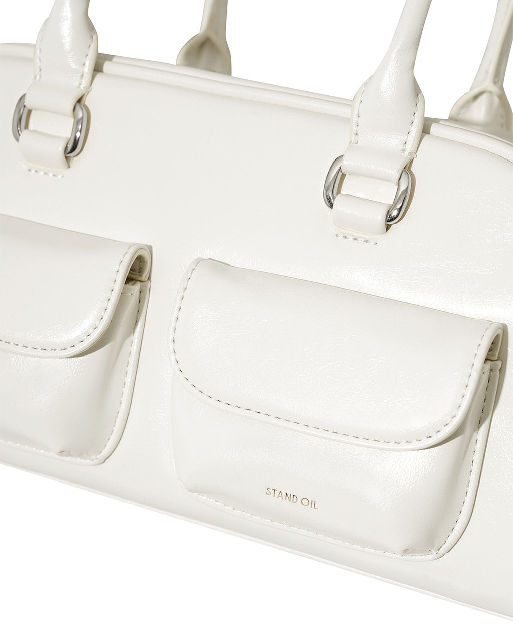 Stand Oil - Chubby bag (White) product image 6 | TRAB K-Fashion Australia