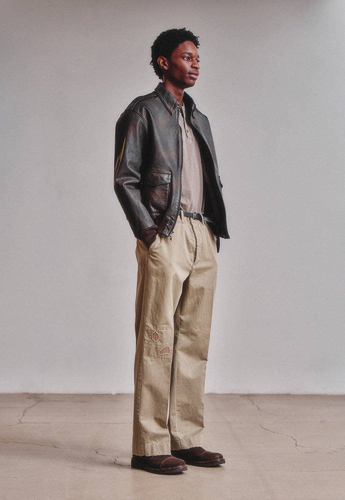 Art if acts - Sashiko Chino Pants (Beige) product image 5 | TRAB K-Fashion Australia