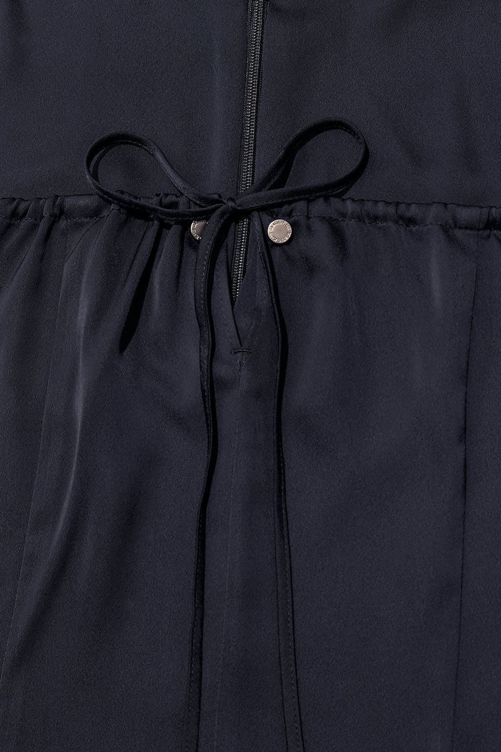 Matin Kim - Back String Hoody Maxi Dress (Dark Navy) product image 5 | TRAB K-Fashion Australia