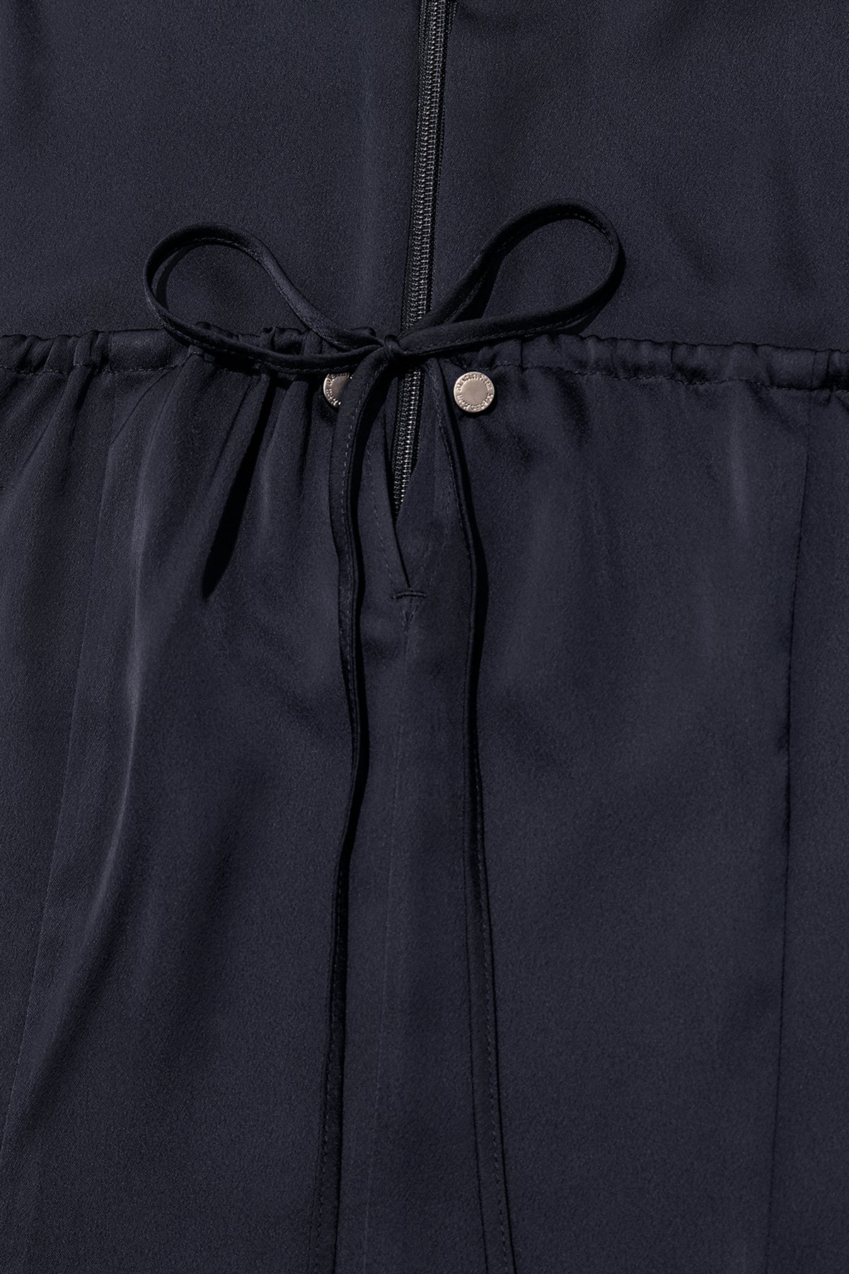 Matin Kim - Back String Hoody Maxi Dress (Dark Navy) product image 5 | TRAB K-Fashion Australia