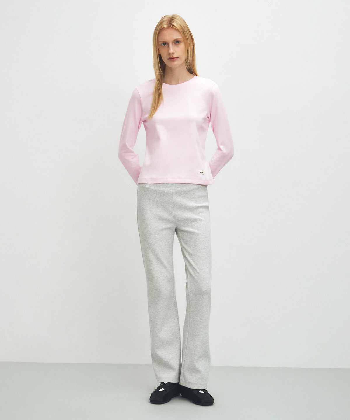 Marithe & Francois Girbaud - Basic Long Sleeve (Light Pink) product image 5 | TRAB K-Fashion Australia