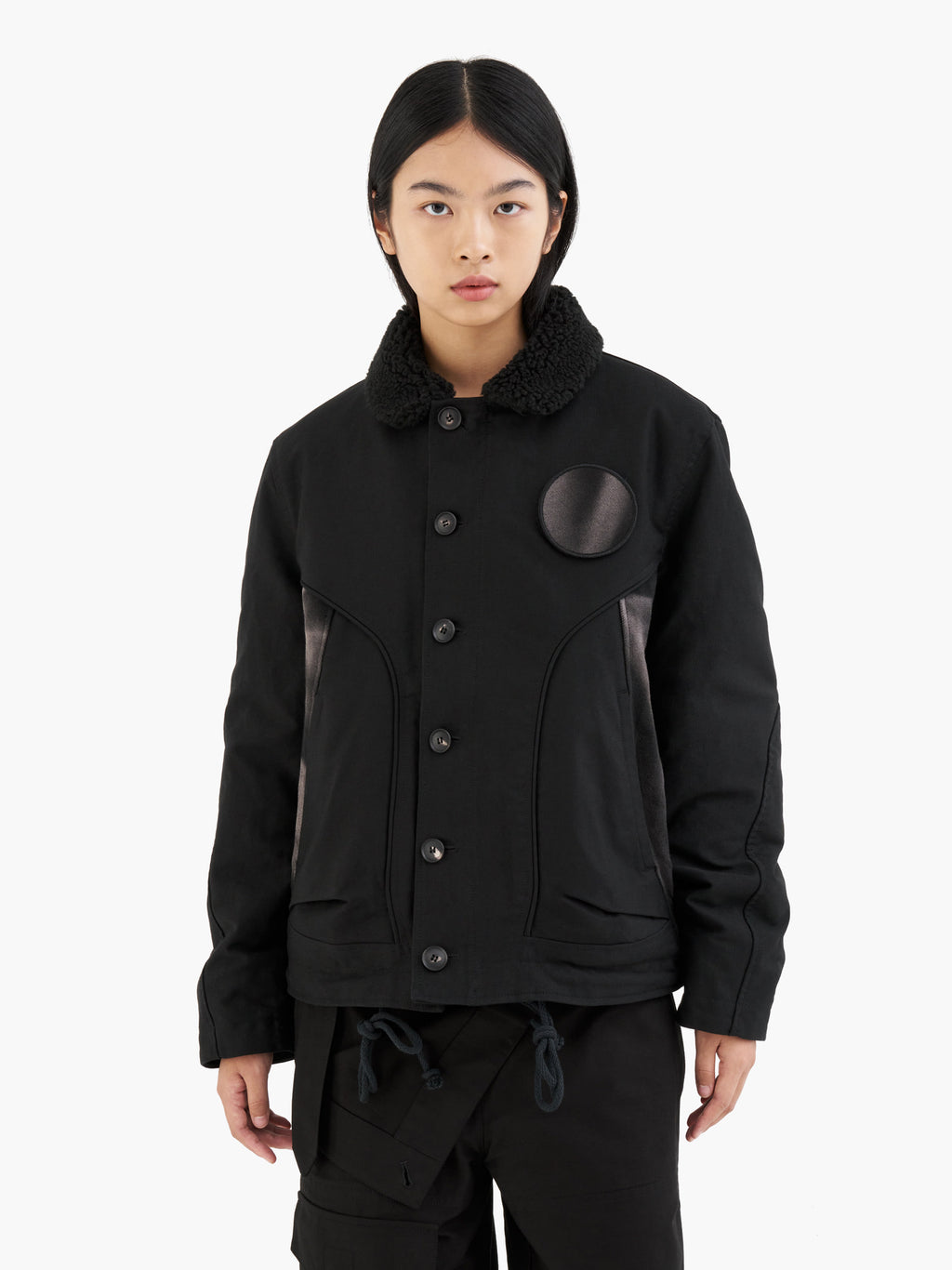 Jiyong Kim - Sun-Bleached Deck Jacket (Black) product image 6 | TRAB K-Fashion Australia