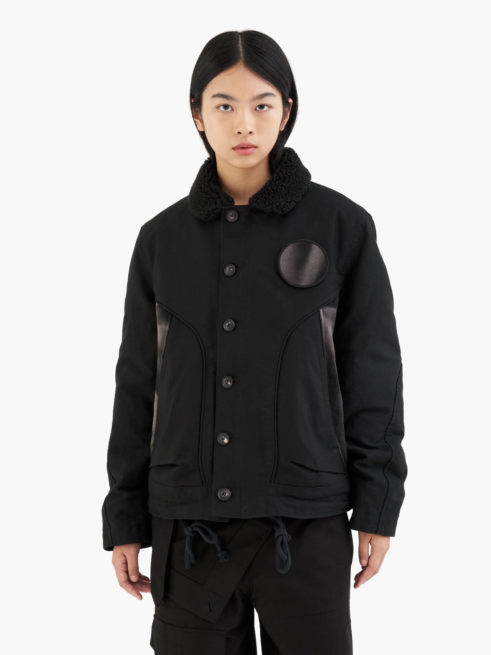 Jiyong Kim - Sun-Bleached Deck Jacket (Black) product image 6 | TRAB K-Fashion Australia