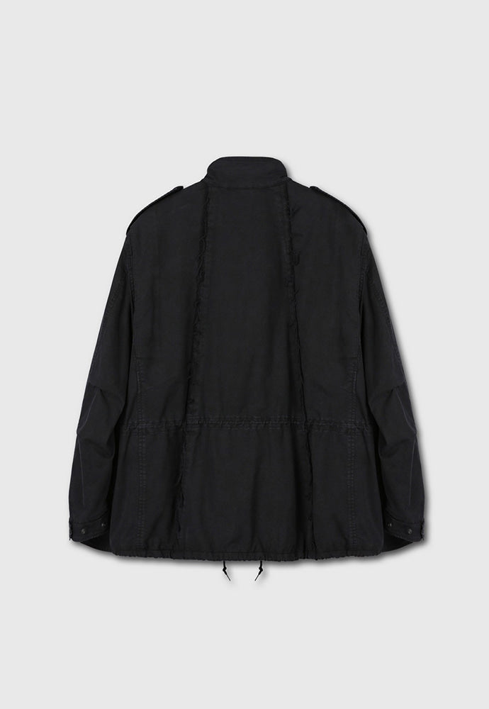Tonywack - Garment-Dyed Gabardine Oversized Military Jacket (Carbon Pigment) product image 27 | TRAB K-Fashion Australia
