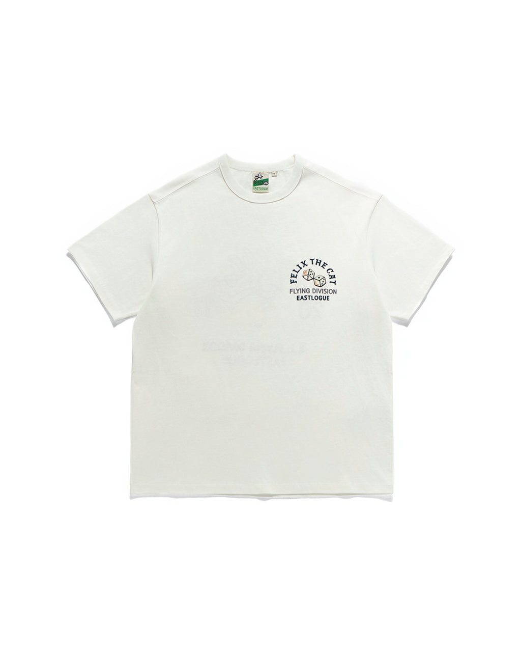 Eastlogue - Felix Flying Division Embroidered T-shirts (Off White) product image 2 | TRAB K-Fashion Australia