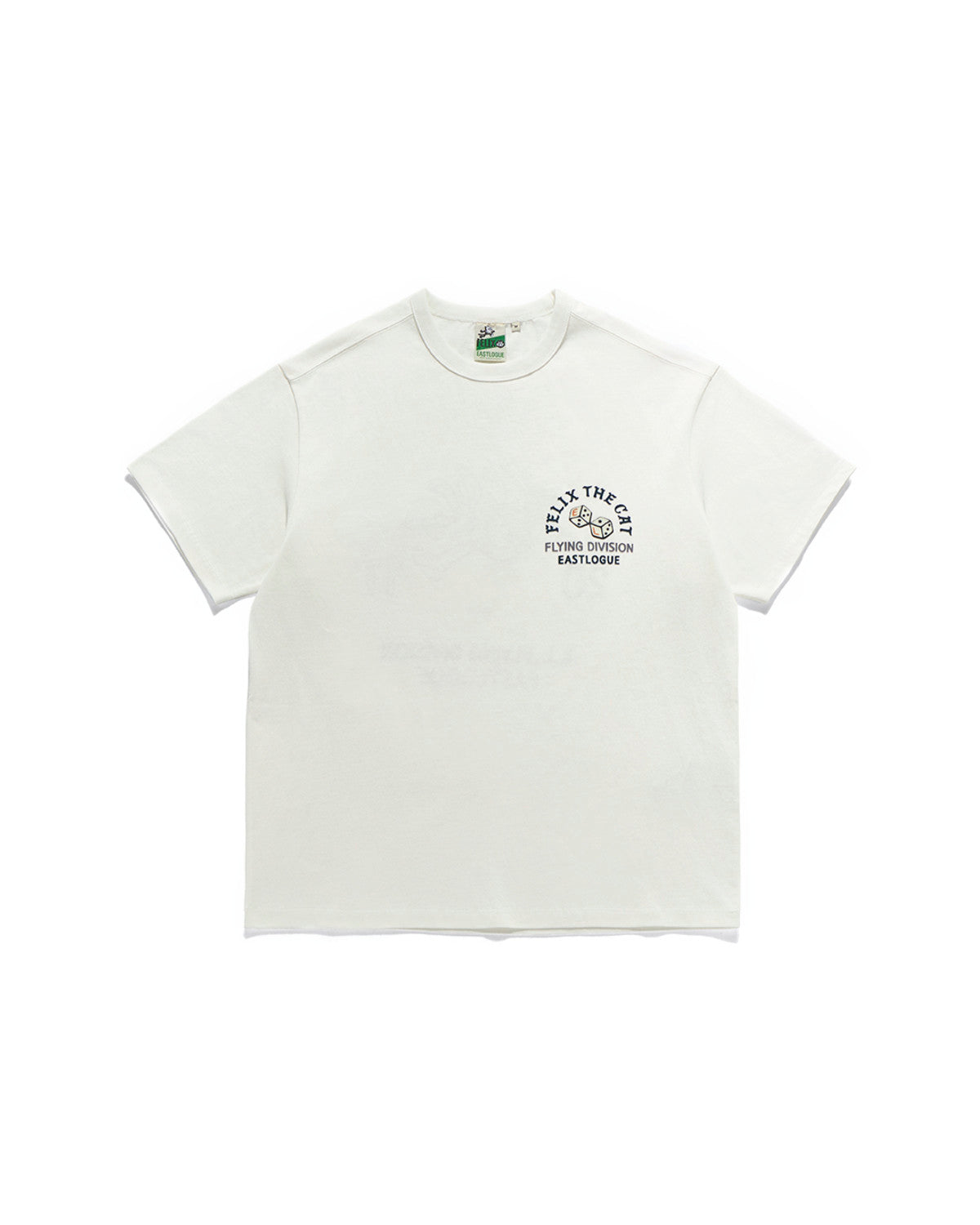 Eastlogue - Felix Flying Division Embroidered T-shirts (Off White) product image 2 | TRAB K-Fashion Australia