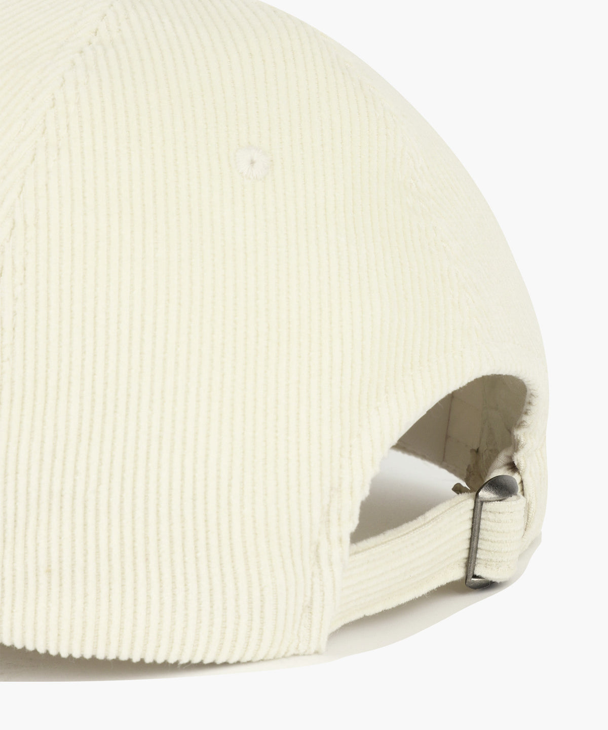 Marithe & Francois Girbaud - Corduroy Micro Classic Logo Patch Covered Cap (Ivory) product image 4 | TRAB K-Fashion Australia