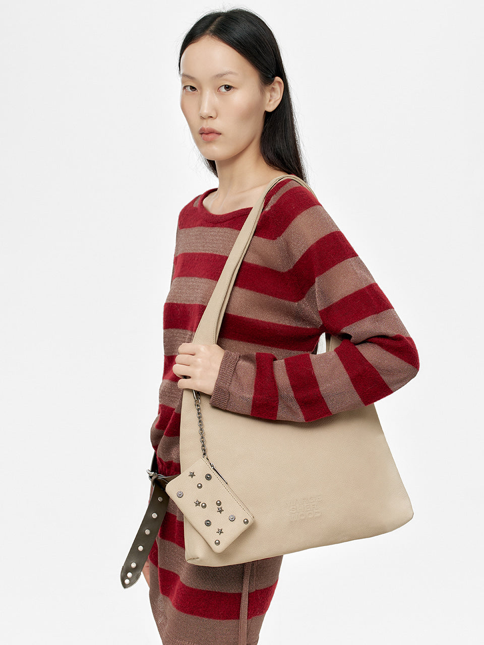 Marge Sherwood - Halter Hobo Large (Nude Nubuck) product image 2 | TRAB K-Fashion Australia