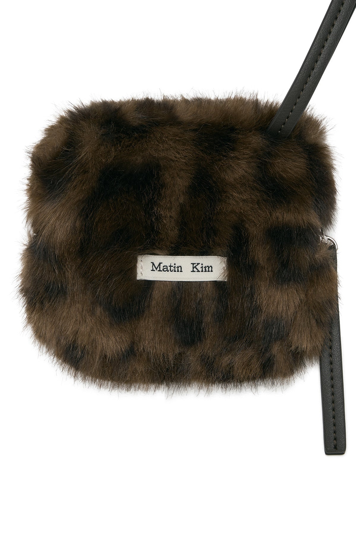 Matin Kim - Leopard Mini Pouch (Brown) product image 4 | TRAB K-Fashion Australia