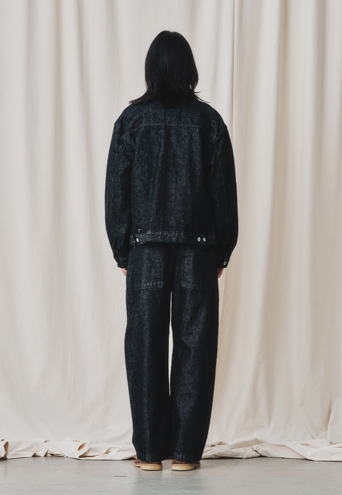 Art if acts - Trucker Denim Jacket (Washed Black) product image 5 | TRAB K-Fashion Australia