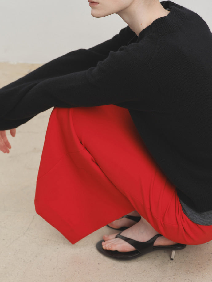 Tonywack - Wool Pencil Midi-Skirt (Red) product image 6 | TRAB K-Fashion Australia