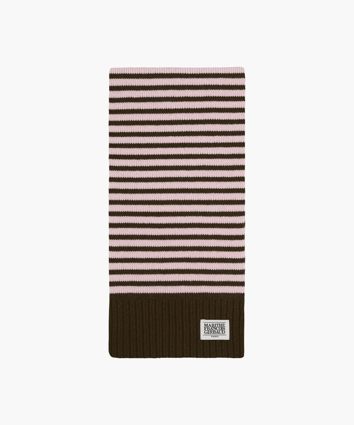 Marithe & Francois Girbaud - Classic Logo Knit Muffler (Pink) product image 2 | TRAB K-Fashion Australia