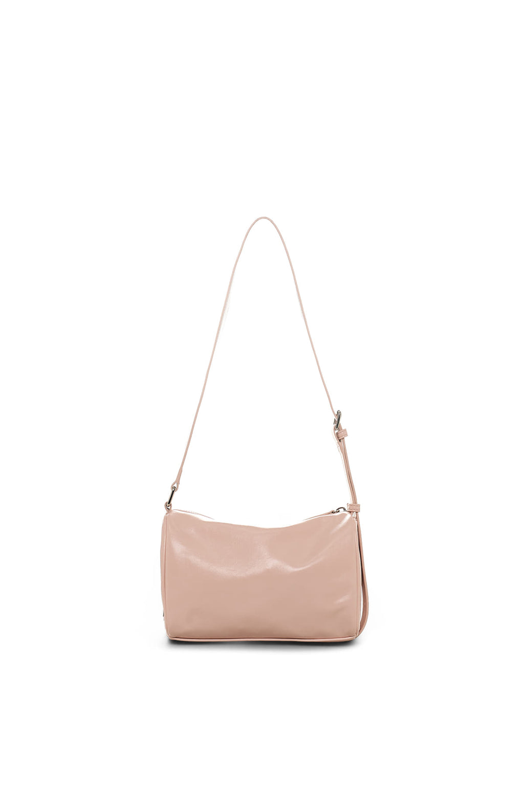 Matin Kim - Front Shirring Ribbon Mini Bag (Pink) product image 3 | TRAB K-Fashion Australia