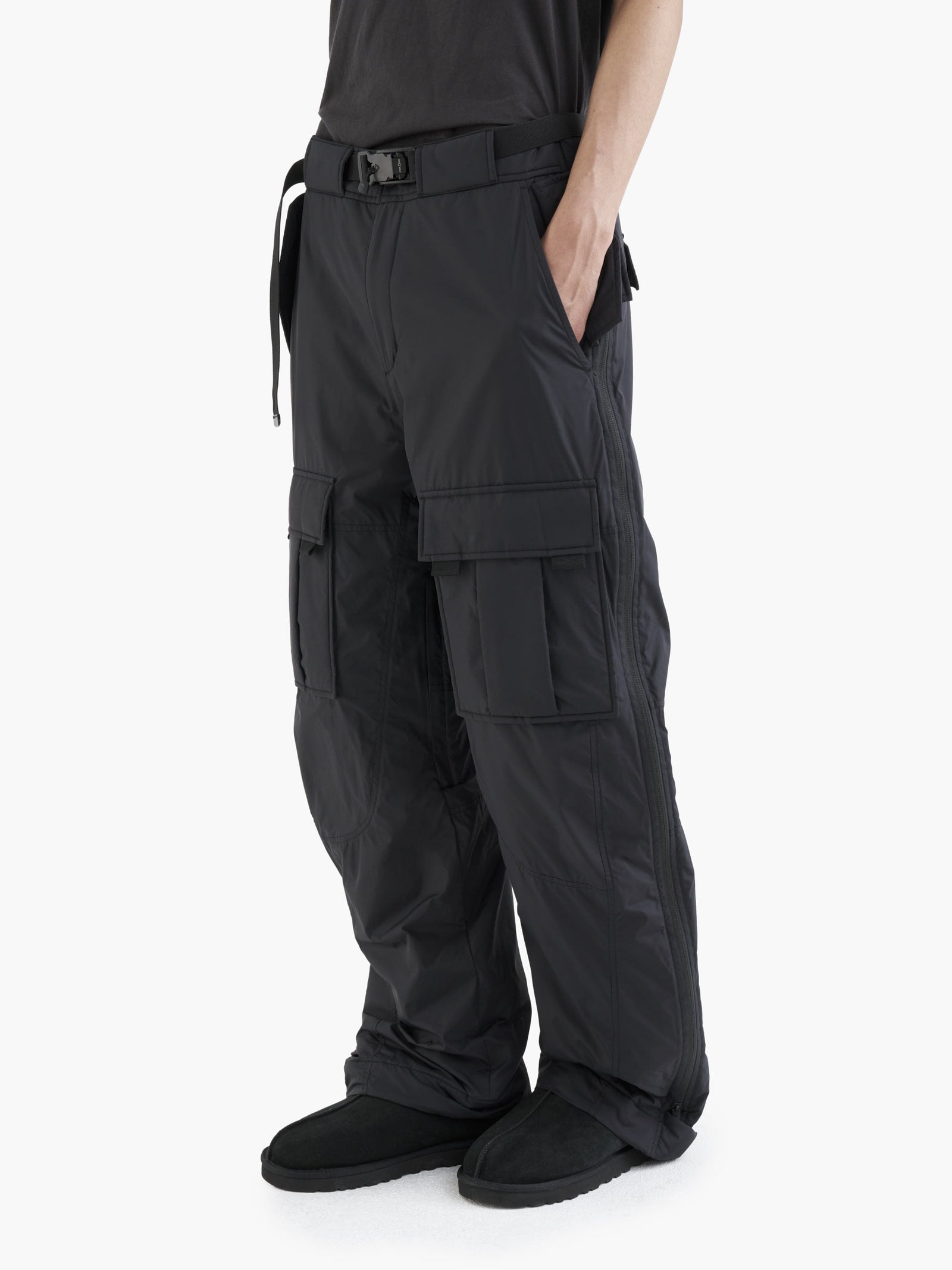 Jiyong Kim - Multi Pocket Insulate Trousers (Black) product image 5 | TRAB K-Fashion Australia