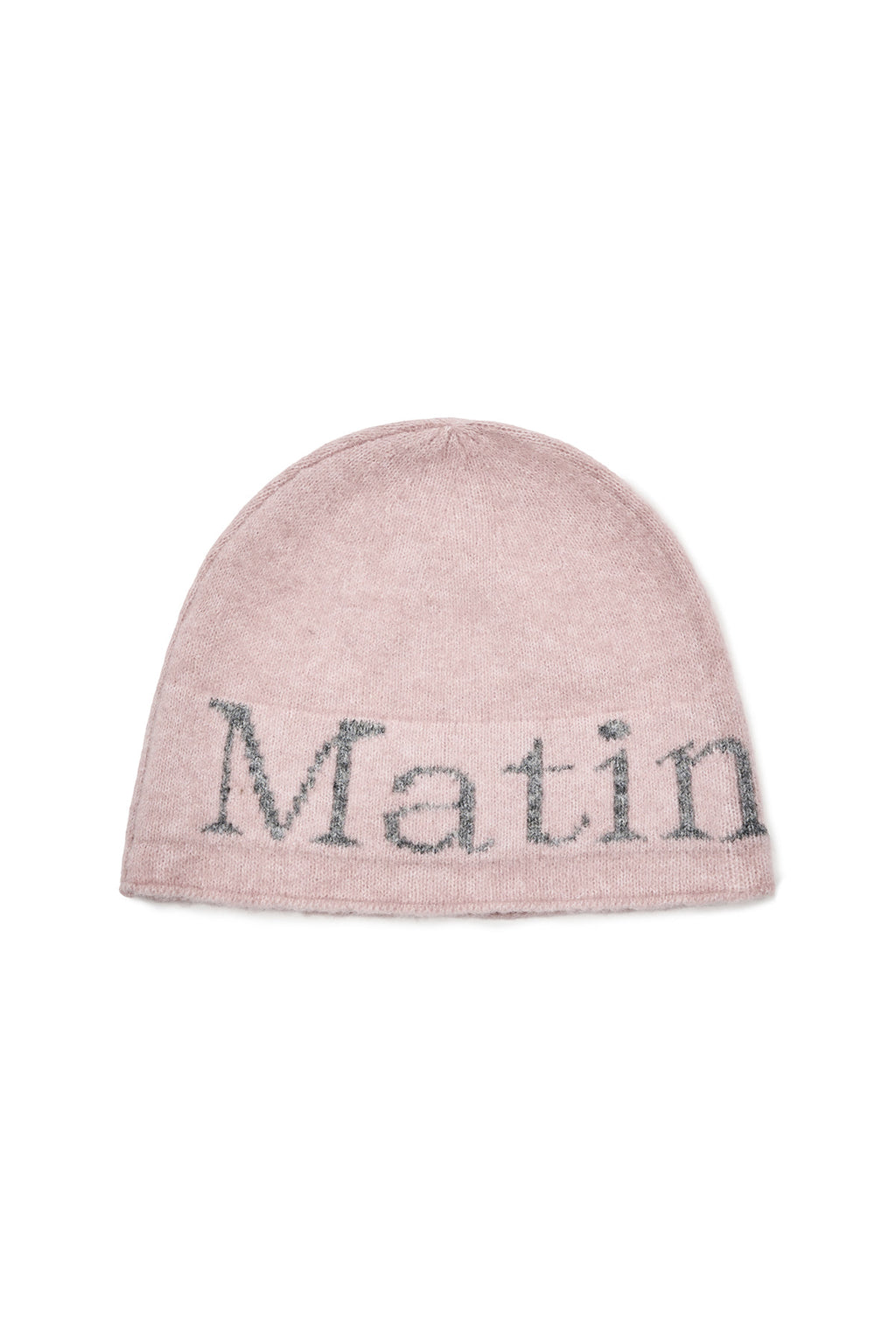 Matin Kim - Matin Logo Boucle Knit Beanie (Pink) product image 1 | TRAB K-Fashion Australia