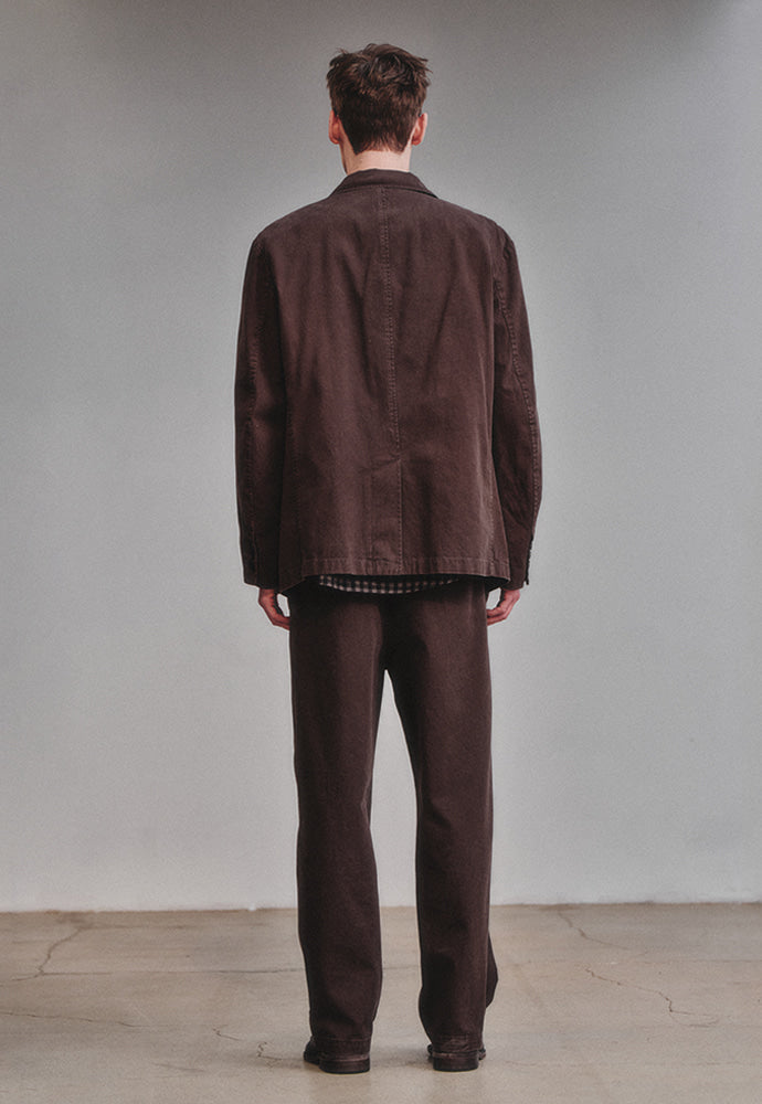 Art if acts - Washed 3 Button Blazer (Brown) product image 4 | TRAB K-Fashion Australia