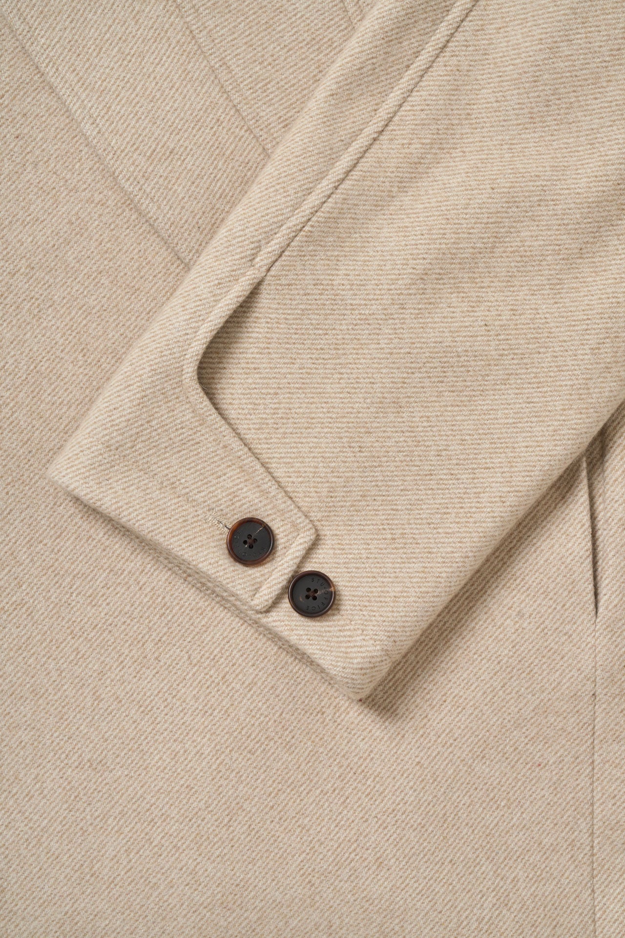 STU - Layered Lapel Coat In (Ivory) product image 20 | TRAB K-Fashion Australia
