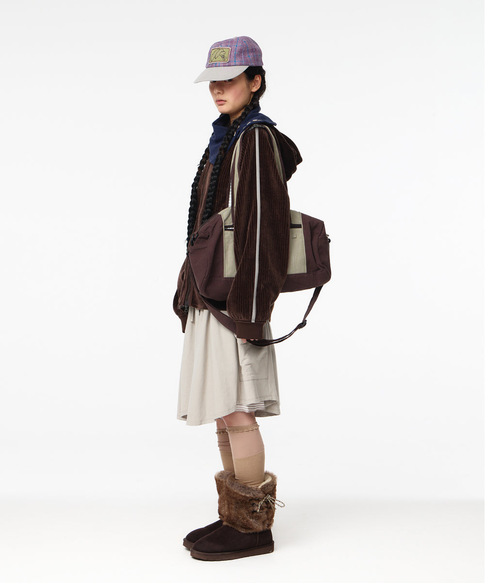 Coyseio - Duffle Two-Way Cross Bag (Brown) product image 6 | TRAB K-Fashion Australia