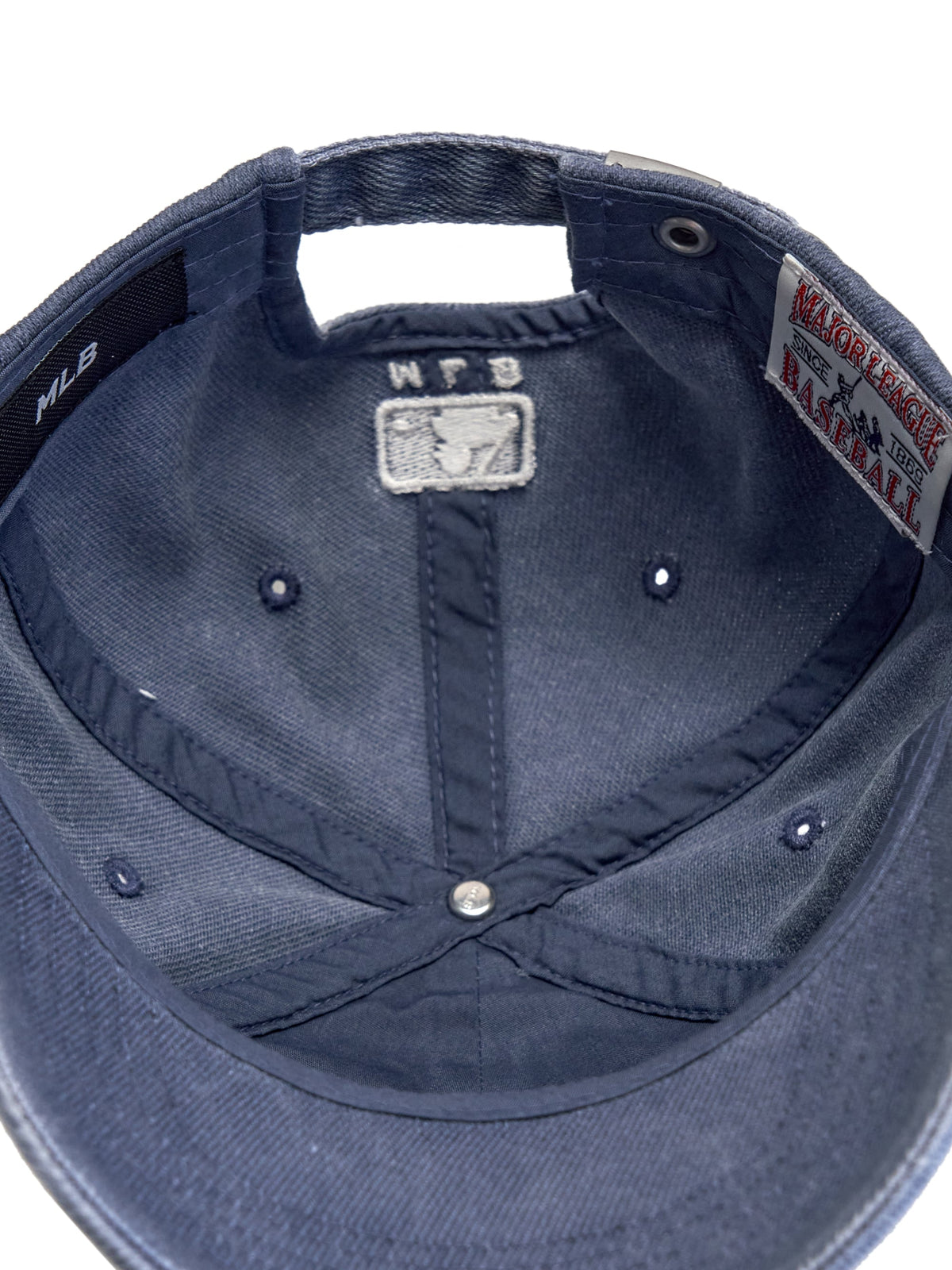 MLB Korea - MLB Varsity Vintage Cursive Stitch Unstructured Ball Cap LA Dodgers (Navy) product image 8 | TRAB K-Fashion Australia