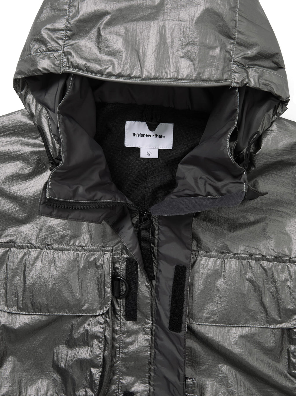 thisisneverthat - 2L Fishing Jacket (Dark Silver) product image 3 | TRAB K-Fashion Australia