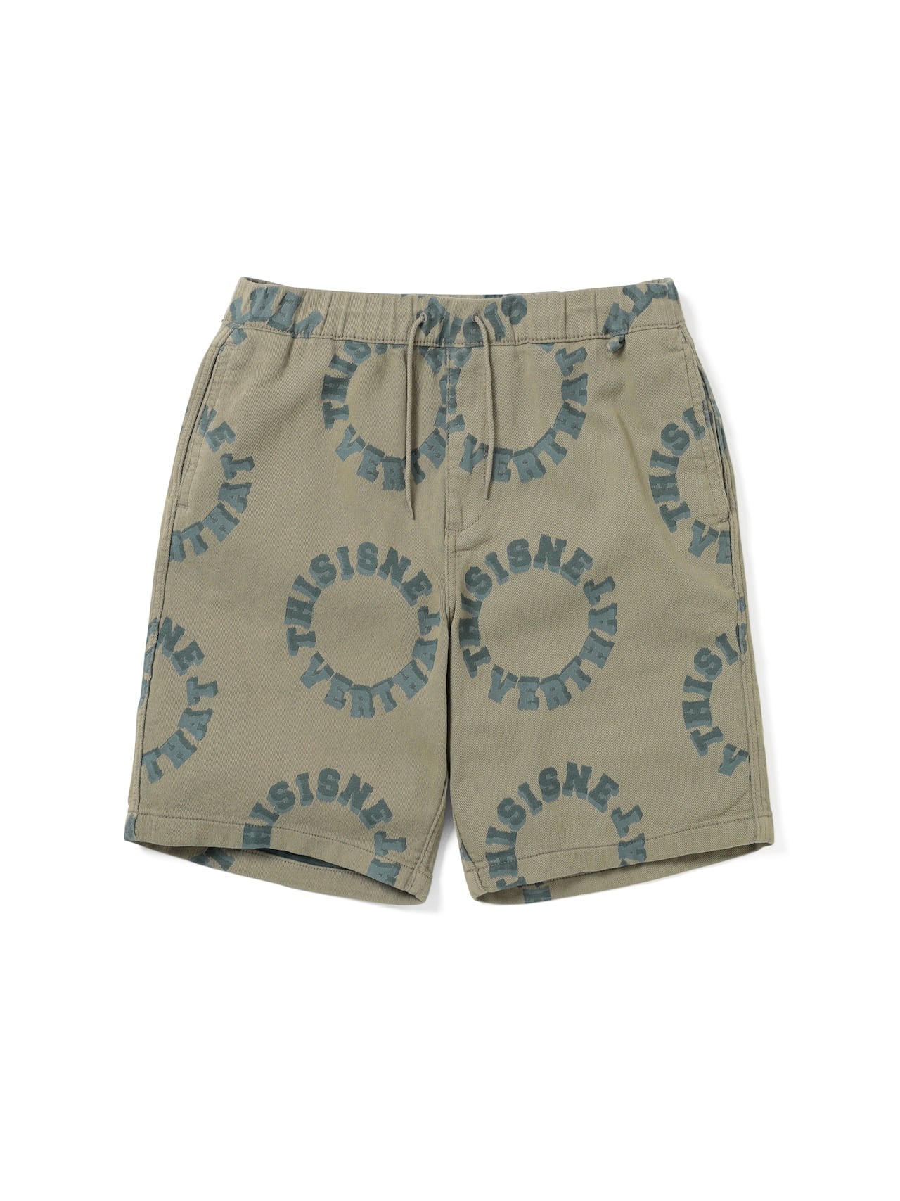thisisneverthat - 2Tone Logo Jacquard Short (Beige) product image 1 | TRAB K-Fashion Australia