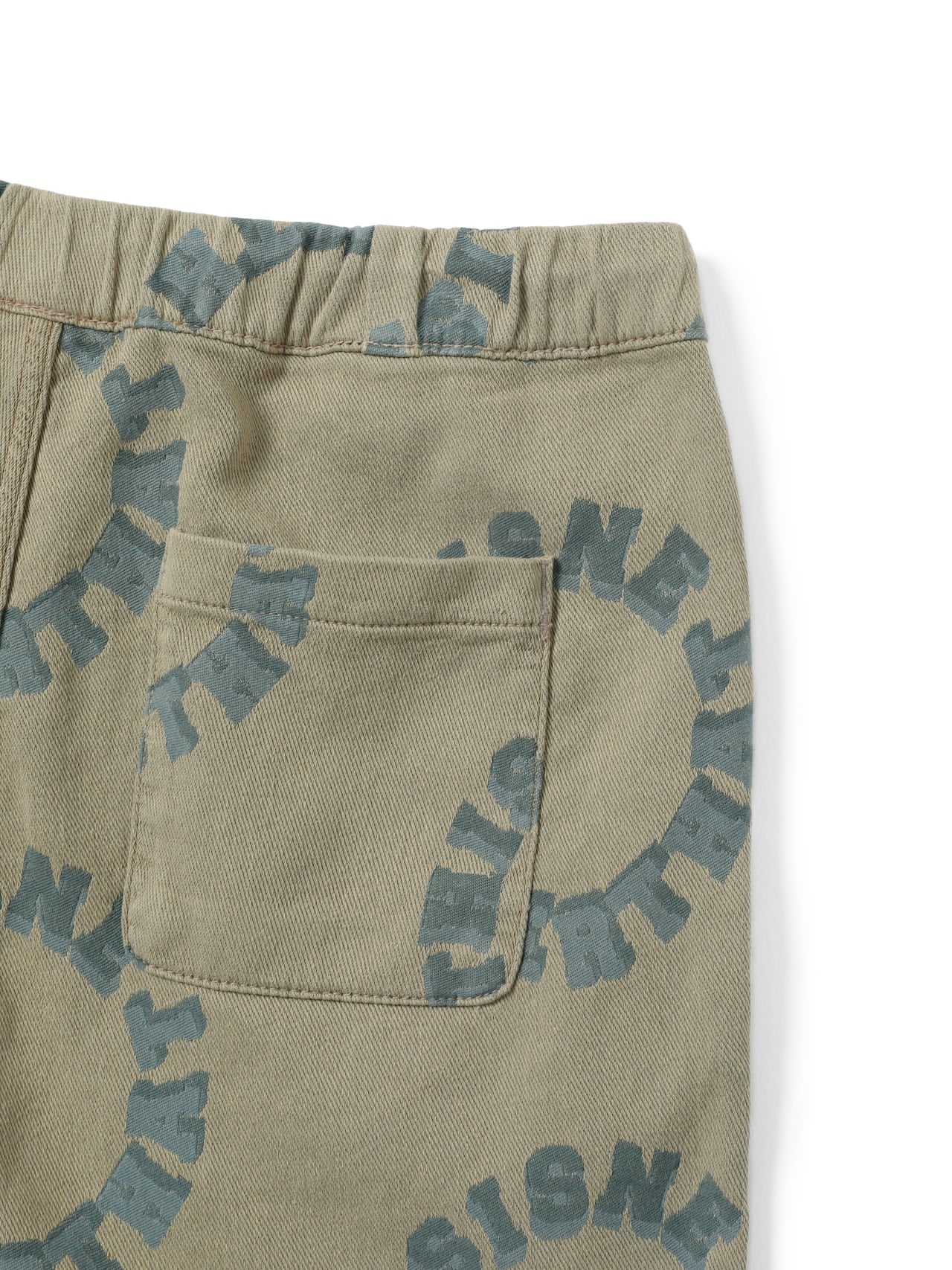 thisisneverthat - 2Tone Logo Jacquard Short (Beige) product image 4 | TRAB K-Fashion Australia