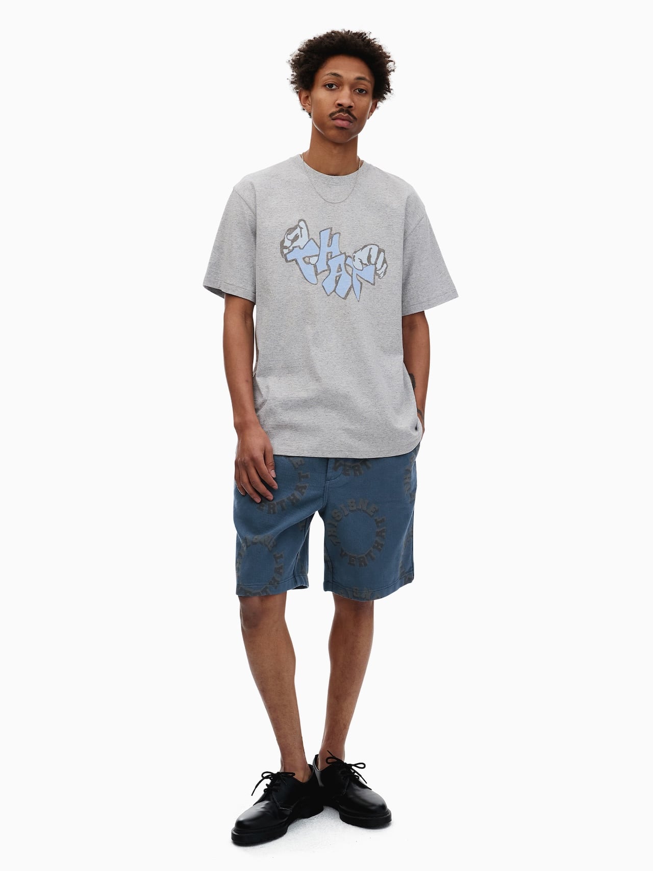 thisisneverthat - 2Tone Logo Jacquard Short (Beige) product image 7 | TRAB K-Fashion Australia
