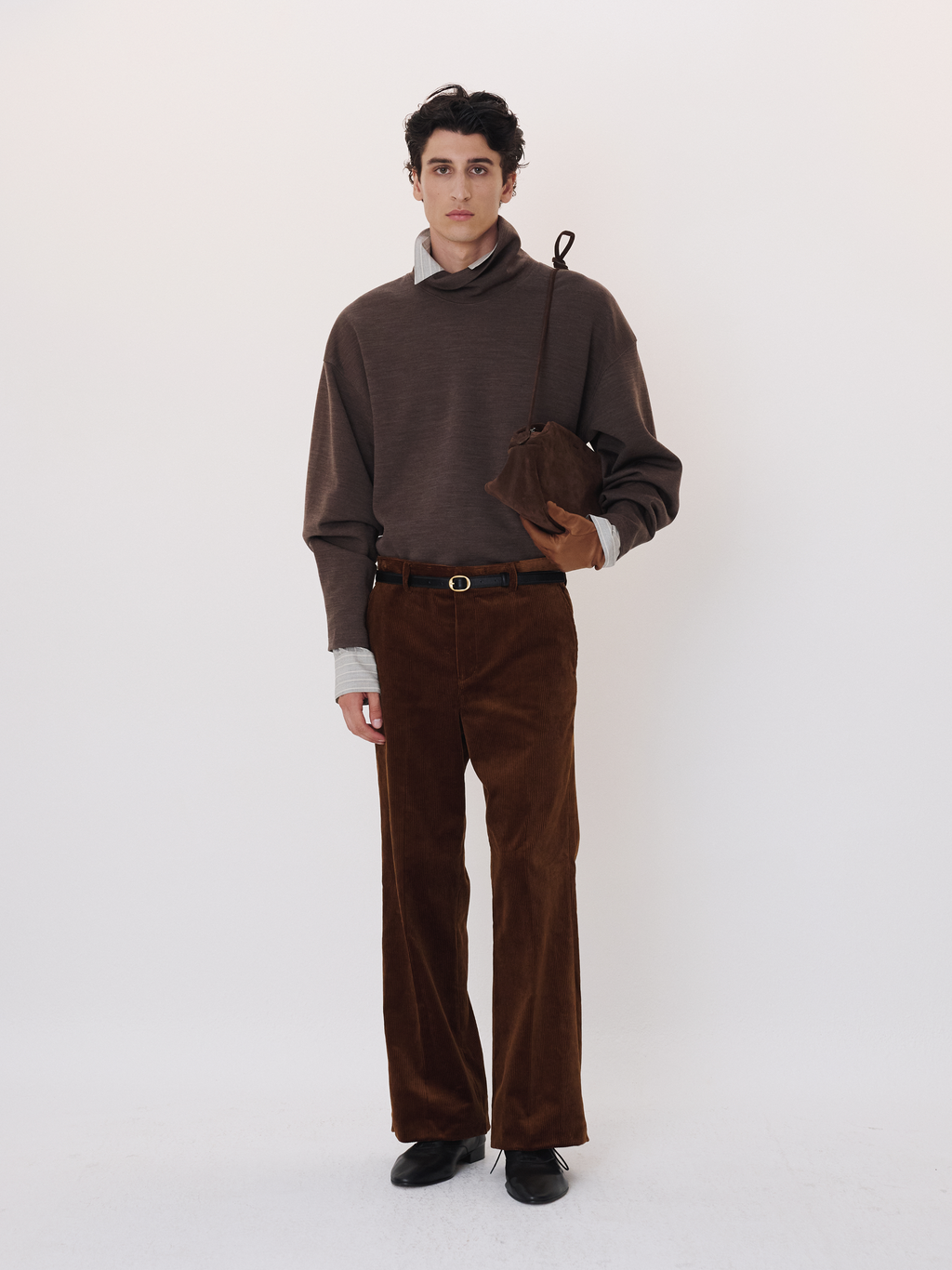 Recto - Corduroy Flare Pants (Tobacco) product image 2 | TRAB K-Fashion Australia