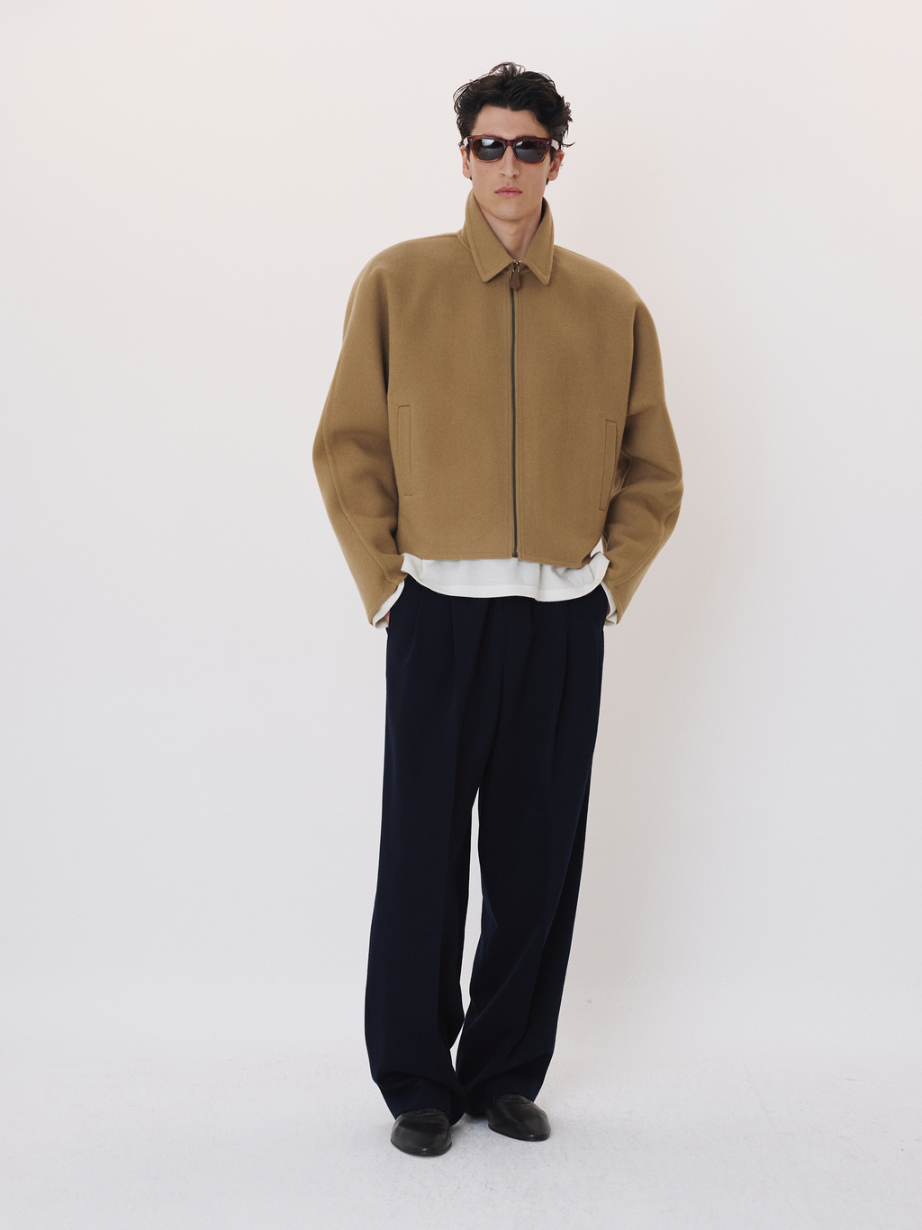 Recto - Handmade Wool Zip Jumper (Camel) product image 2 | TRAB K-Fashion Australia