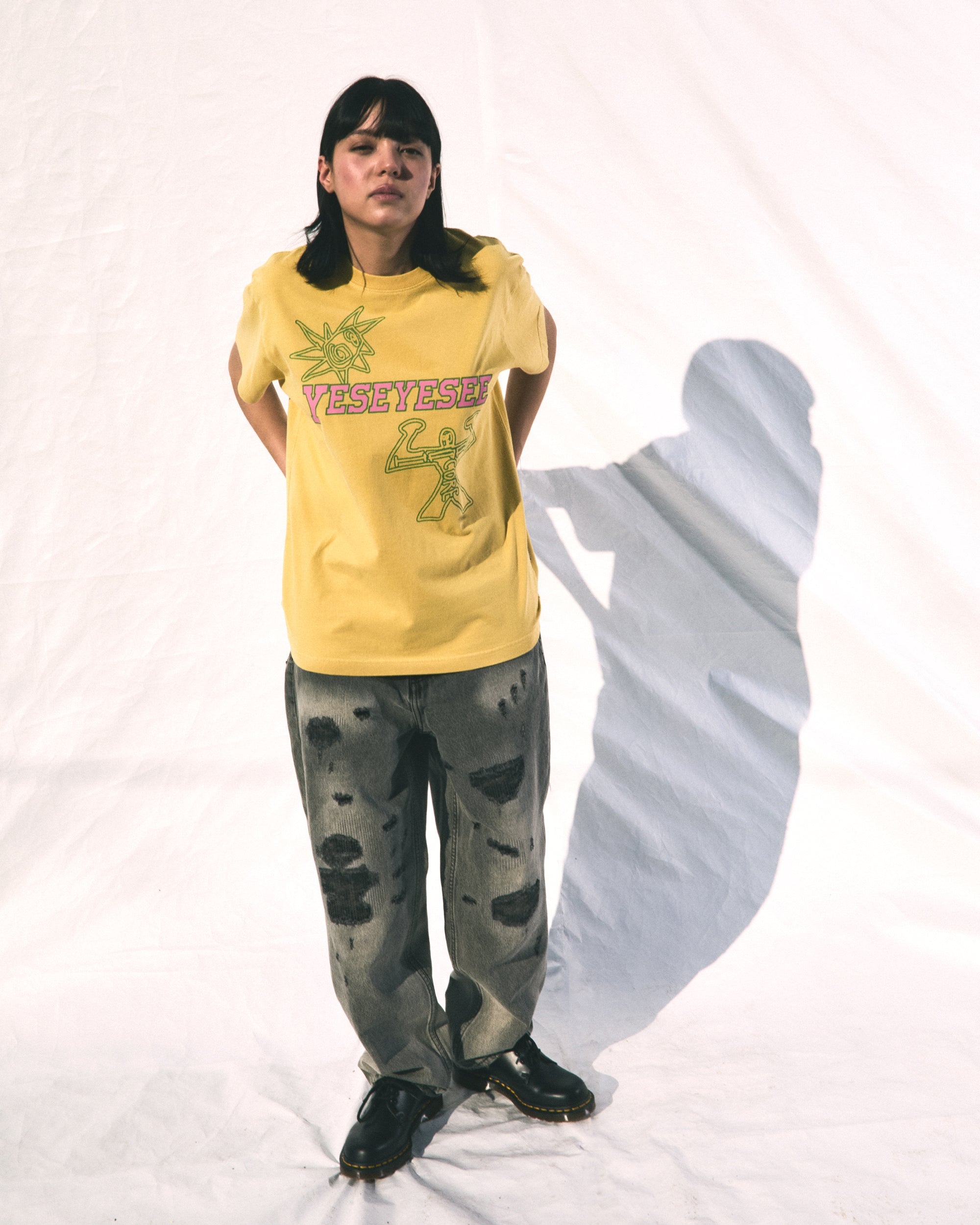 yeseyesee - Hardcore Tee (Yellow) product image 7 | TRAB K-Fashion Australia