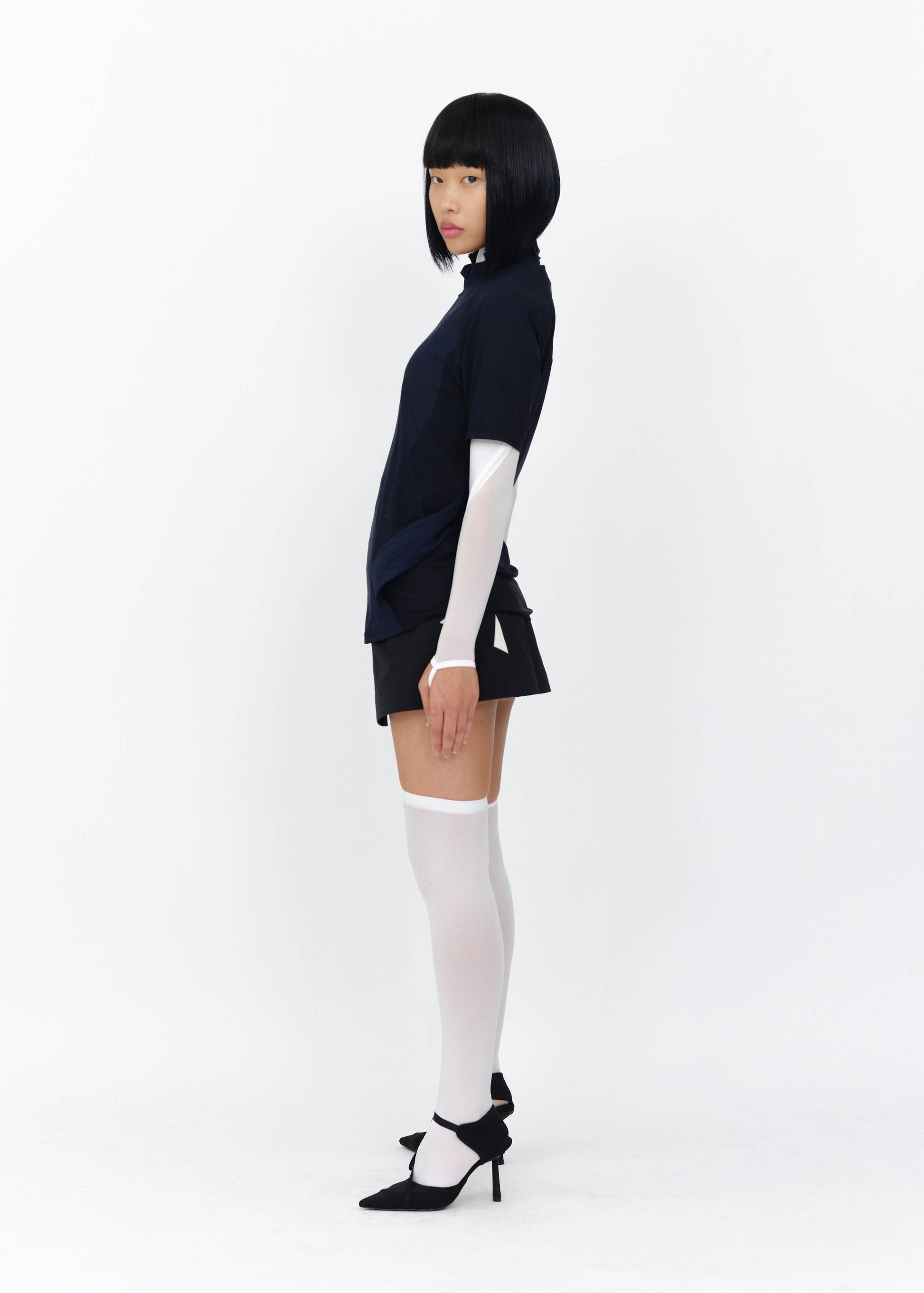 Hyein Seo - Pocket T-Shirt (Navy) product image 7 | TRAB K-Fashion Australia