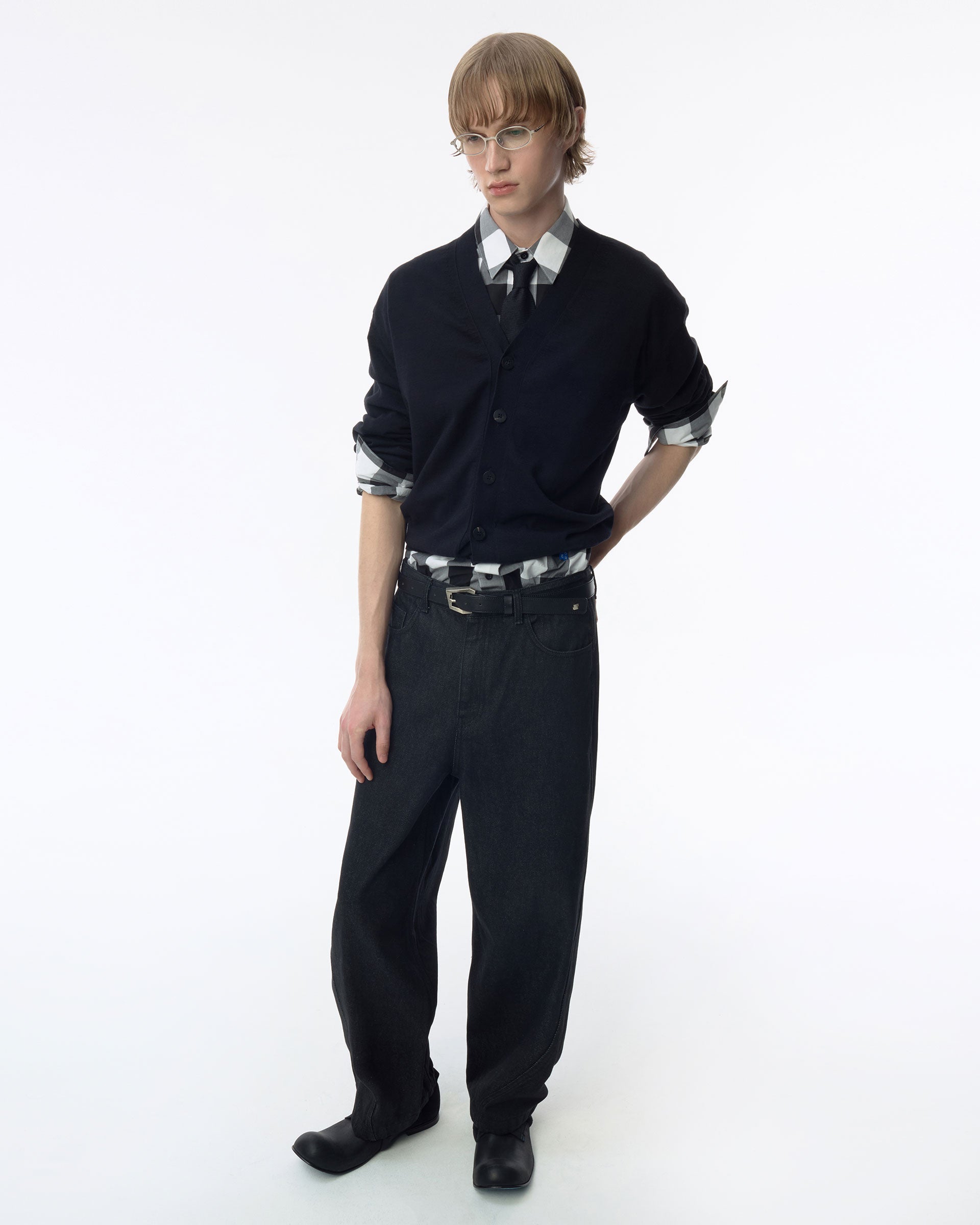 Ader Error - Sig; SV Tag jeans 05 (Noir) product image 11 | TRAB K-Fashion Australia
