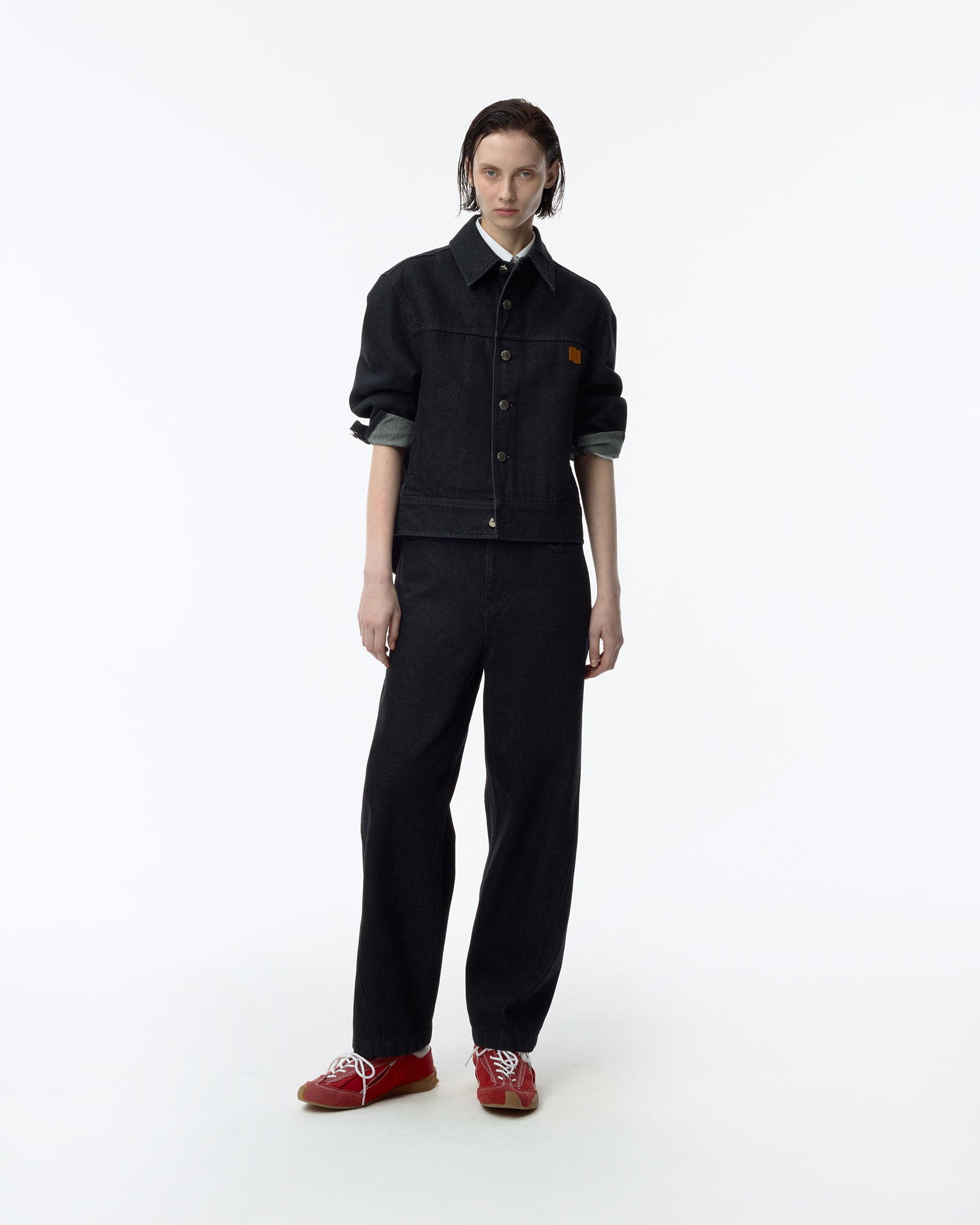 Ader Error - Sig; SV Tag jeans 05 (Noir) product image 1 | TRAB K-Fashion Australia