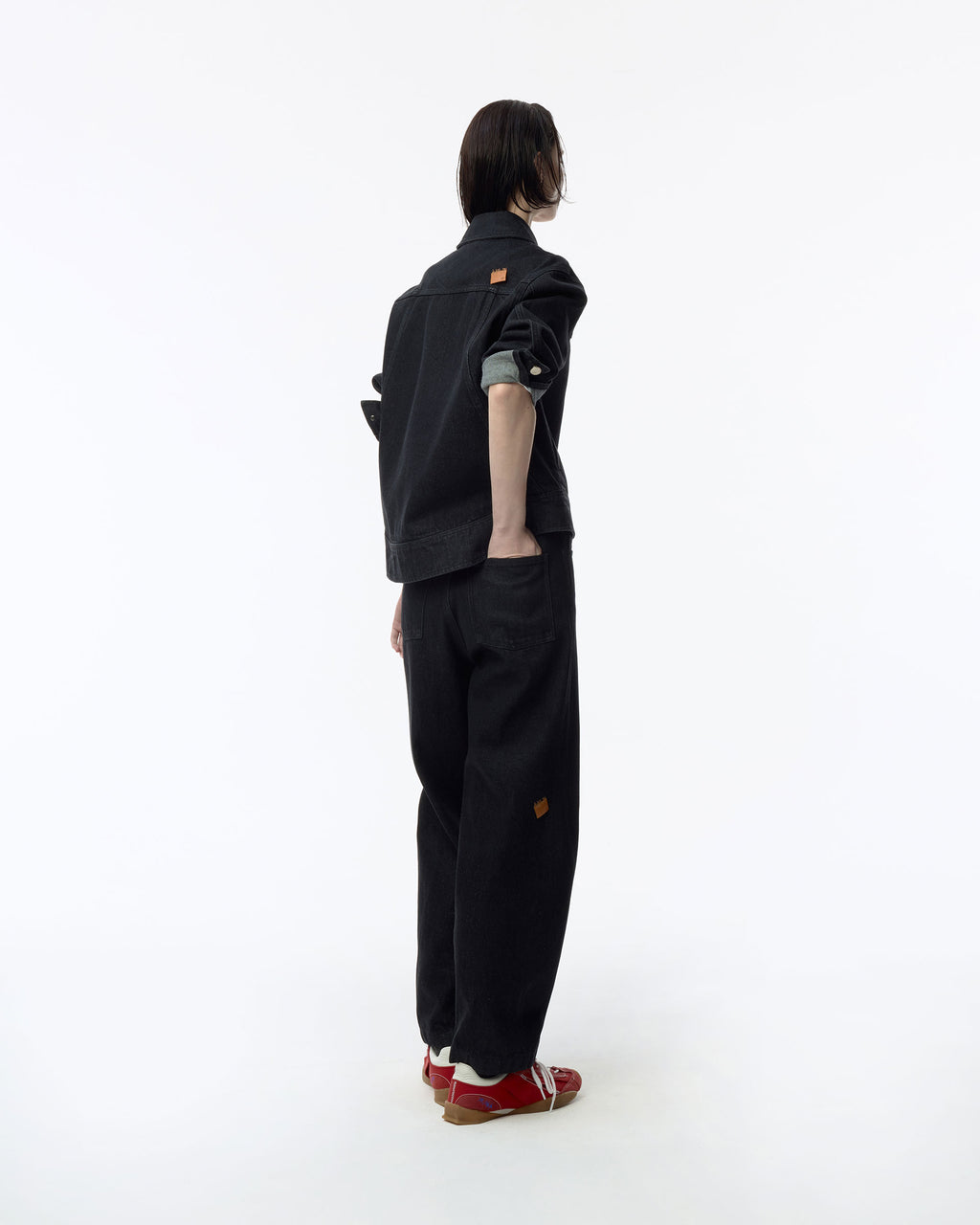 Ader Error - Sig; SV Tag jeans 05 (Noir) product image 3 | TRAB K-Fashion Australia