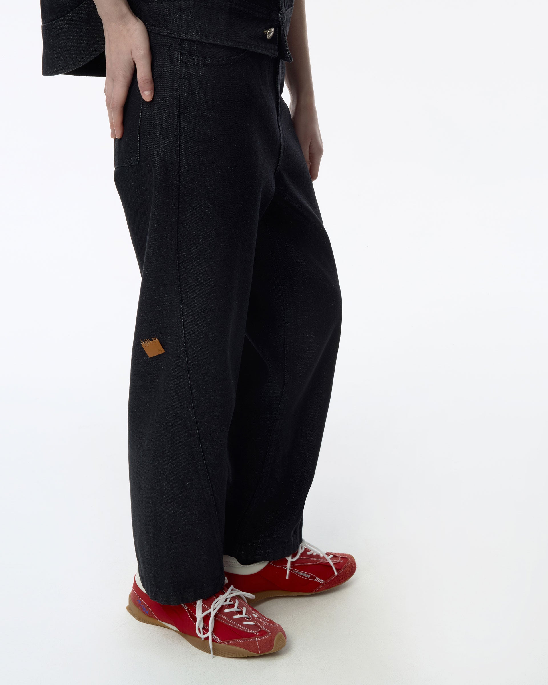 Ader Error - Sig; SV Tag jeans 05 (Noir) product image 4 | TRAB K-Fashion Australia